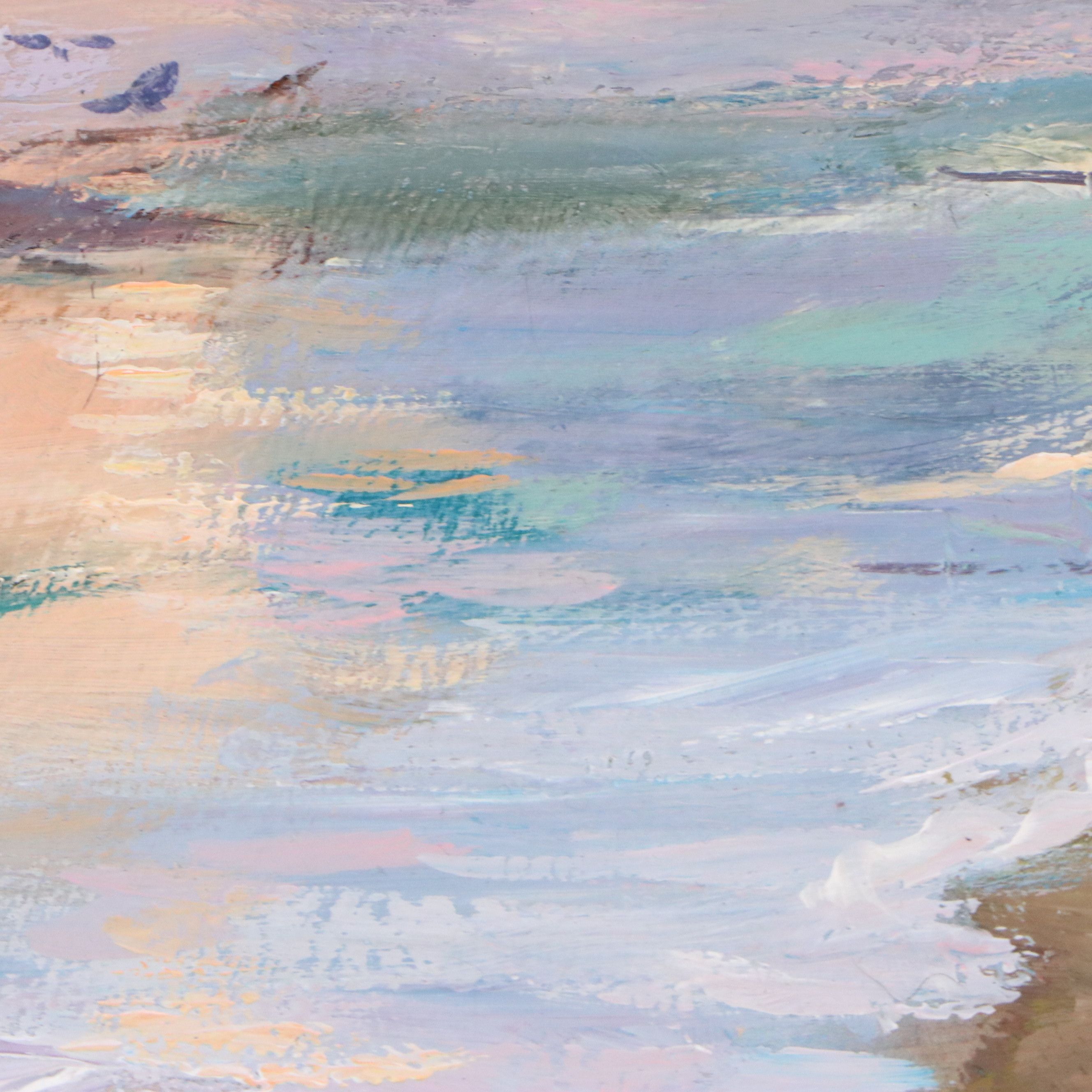 A. Rey Oil Painting "Under a Sunset Cloud," 2026