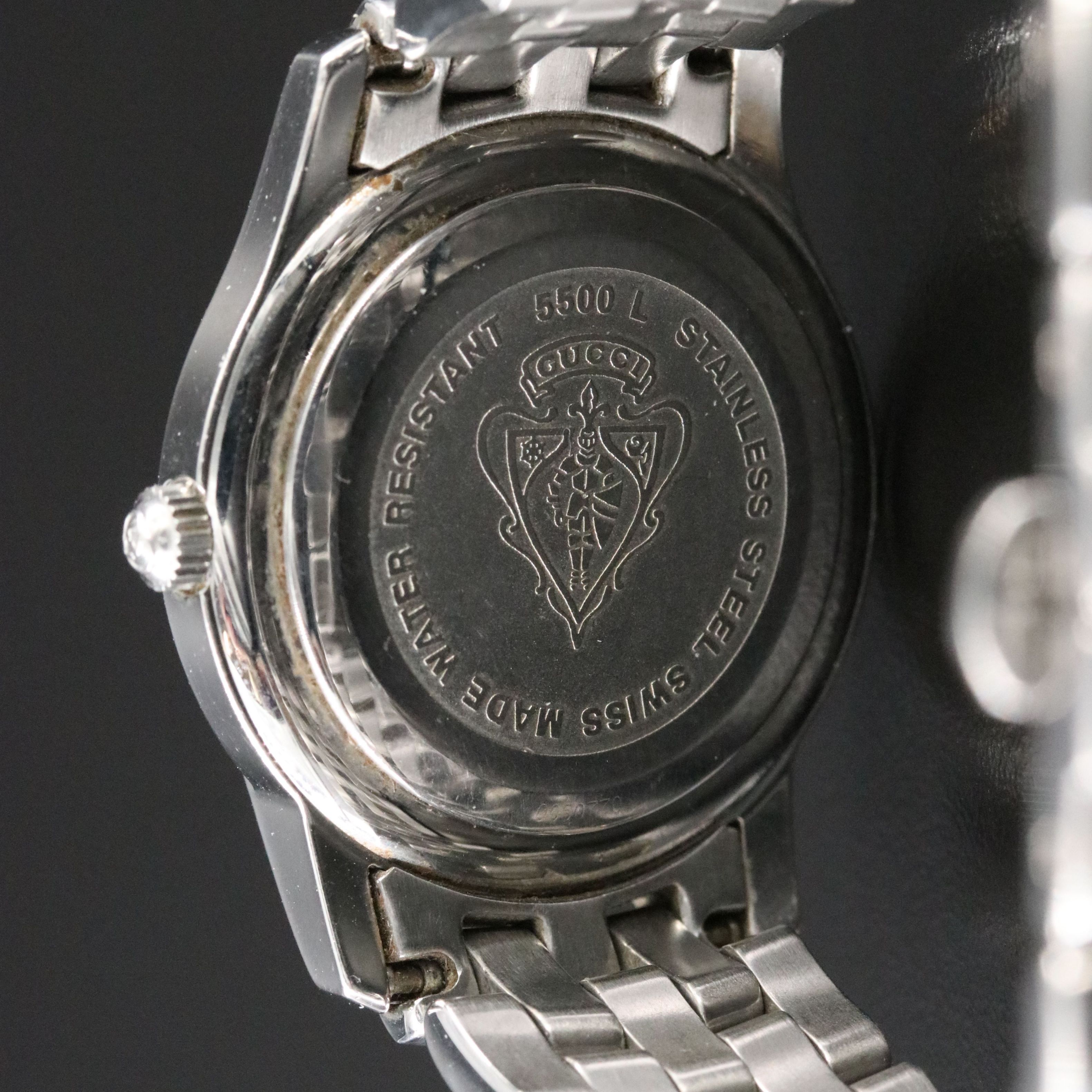 Gucci 5500L Stainless Steel Quartz Watch