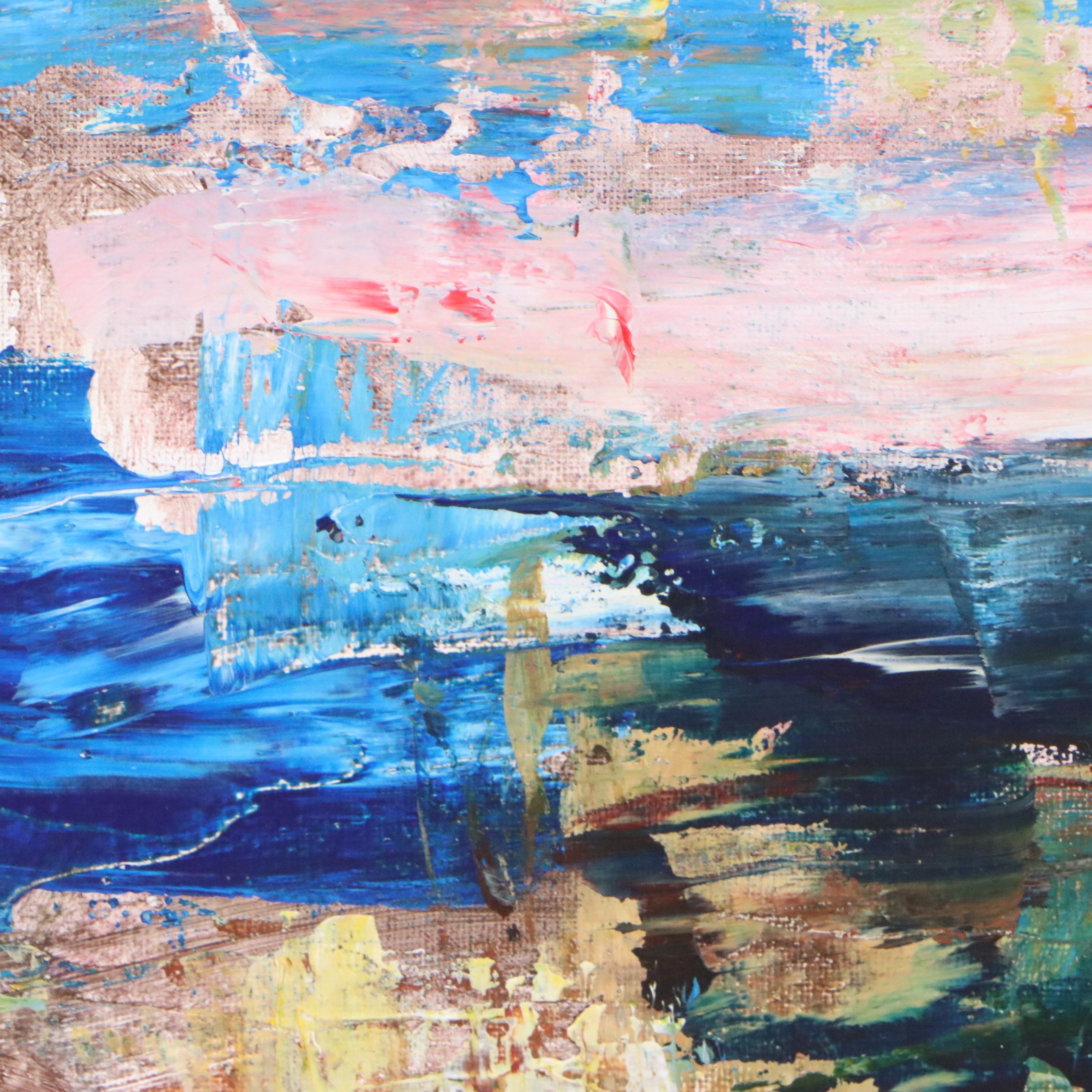 Leif Janek Abstract Acrylic Painting, 21st Century