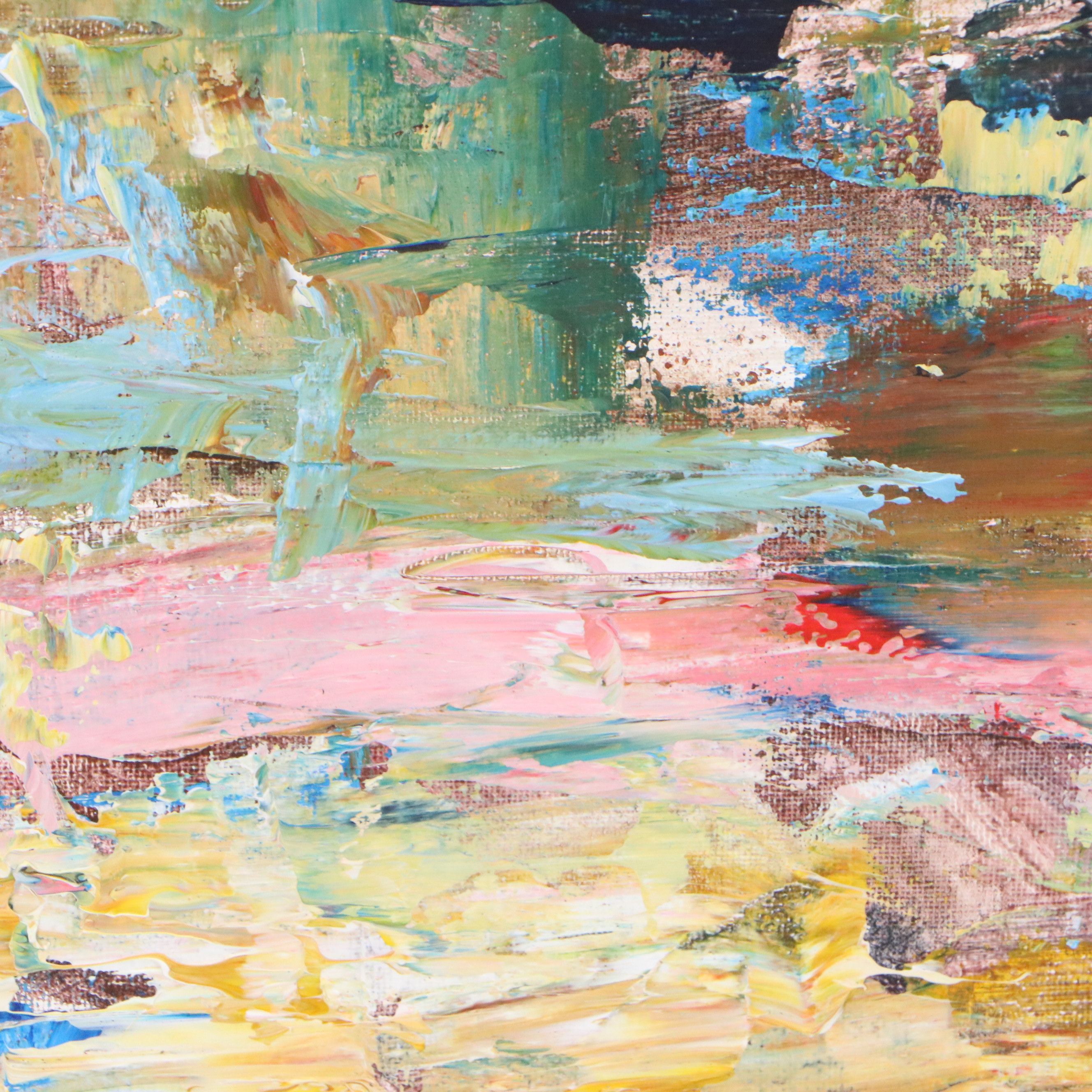 Leif Janek Abstract Acrylic Painting, 21st Century