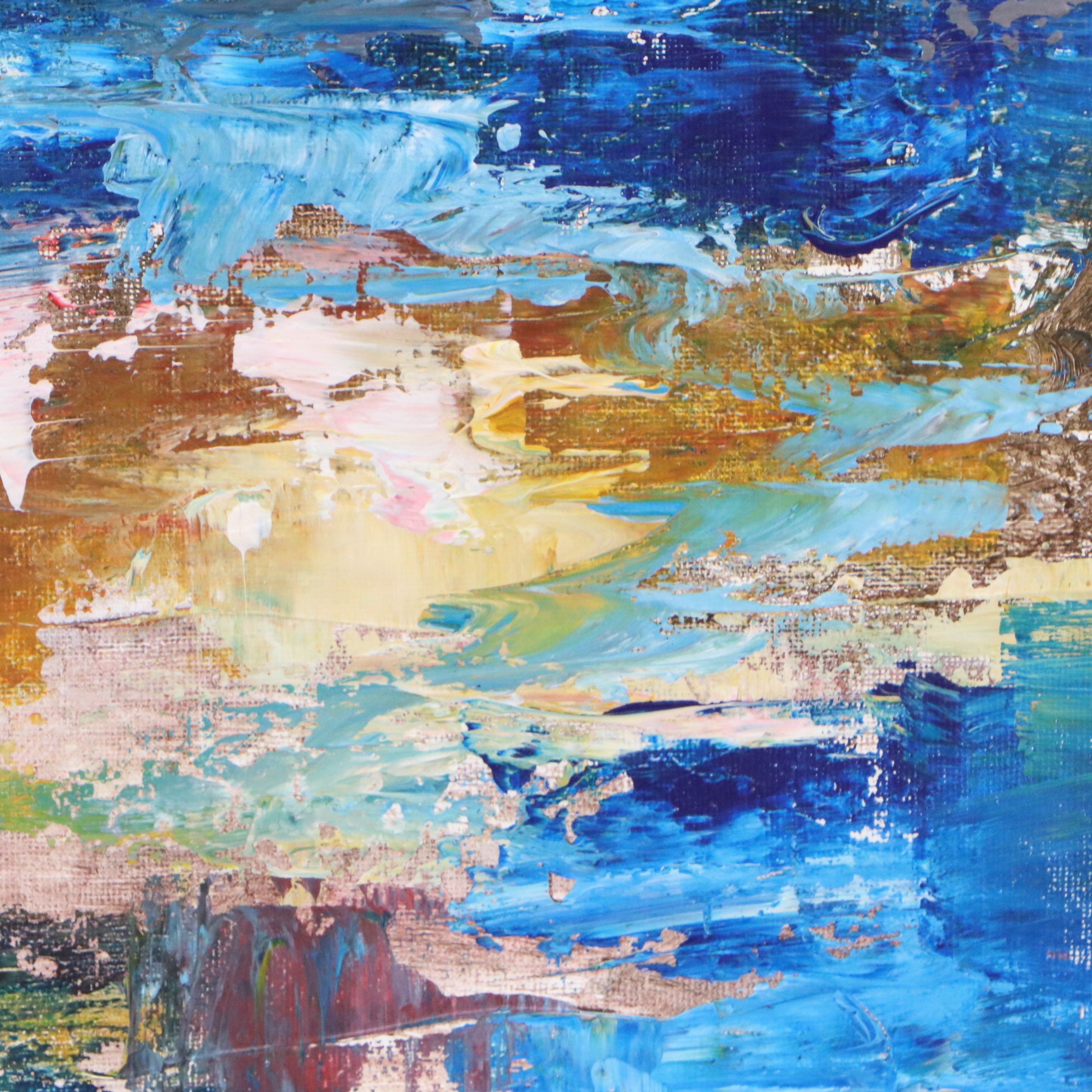 Leif Janek Abstract Acrylic Painting, 21st Century