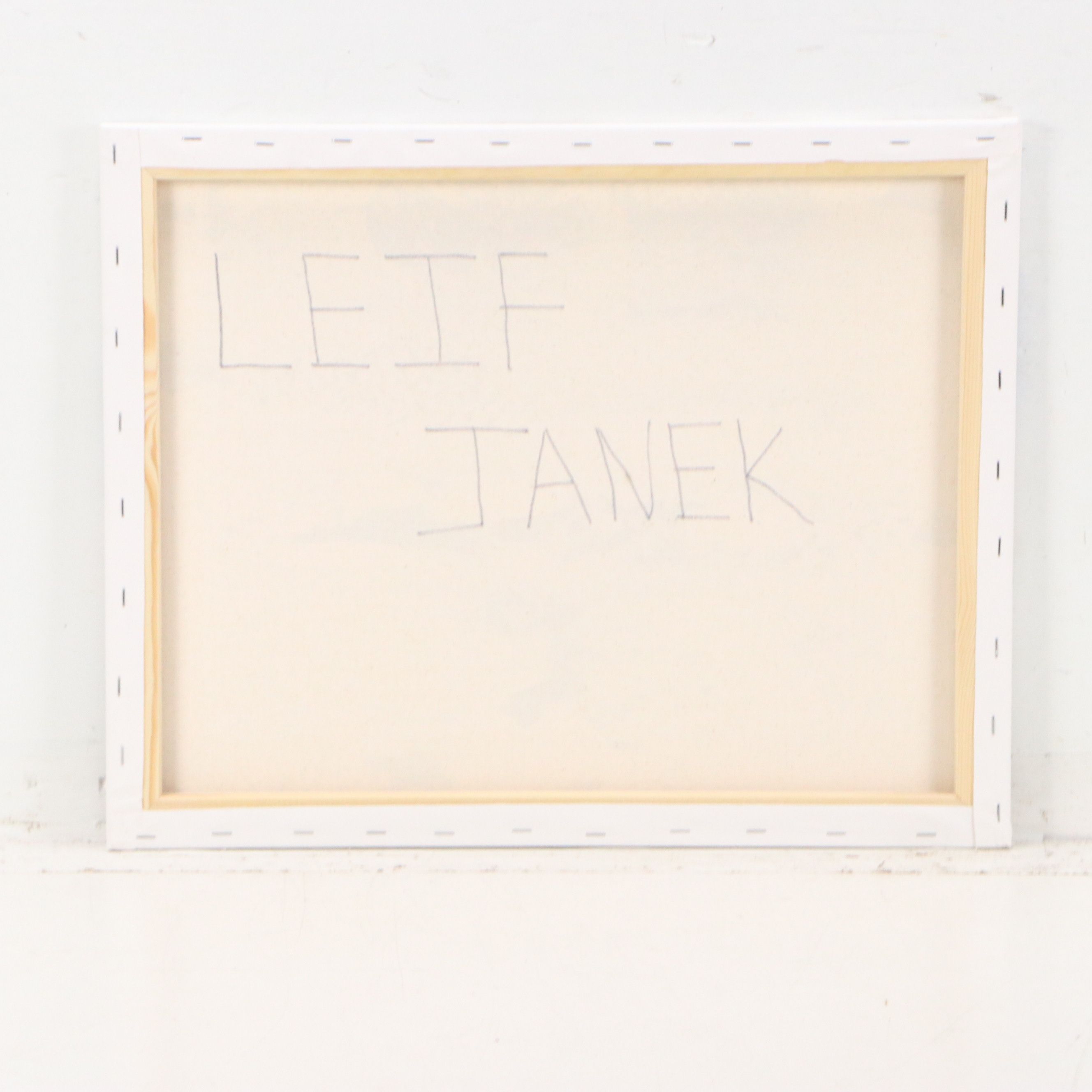 Leif Janek Abstract Acrylic Painting, 21st Century