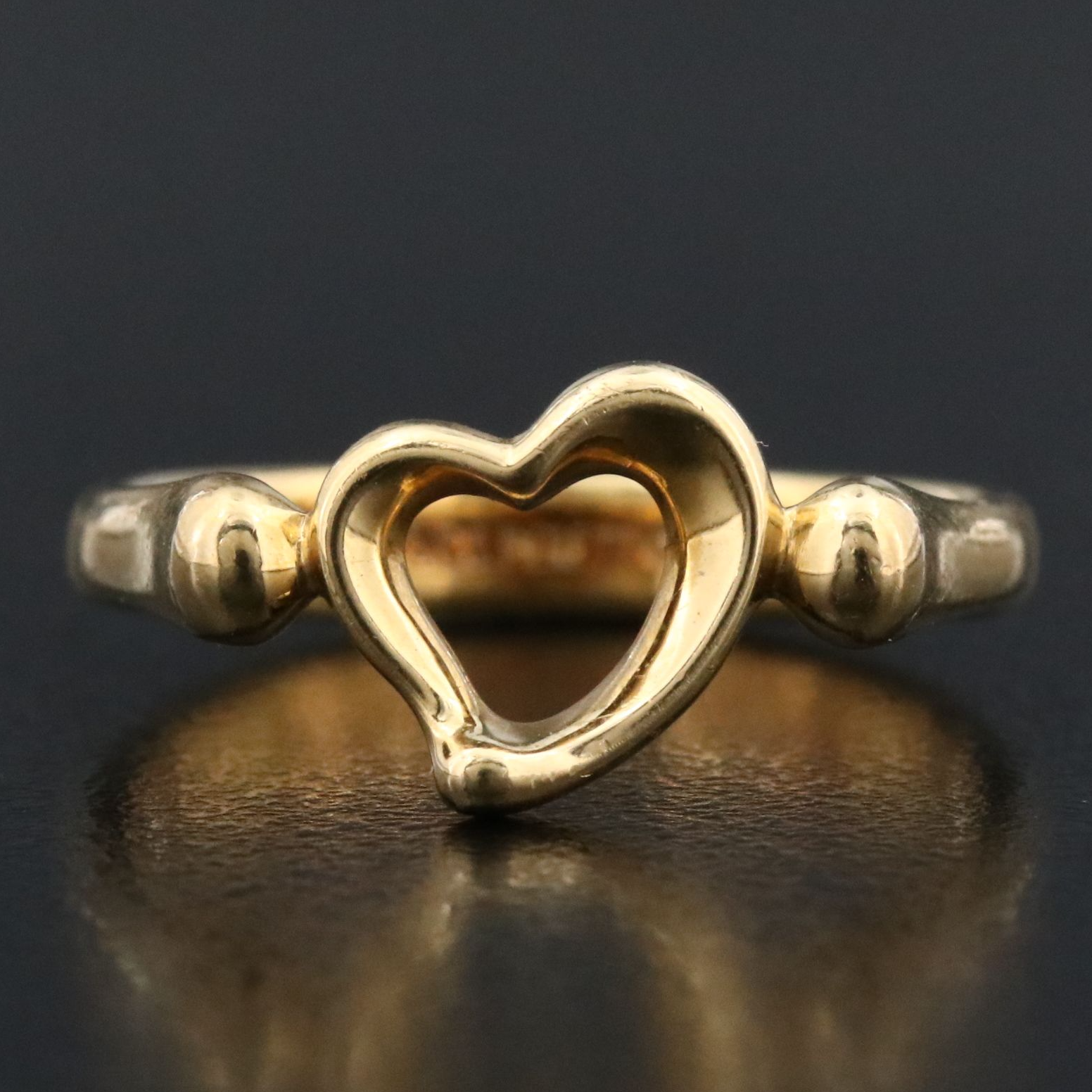Elsa Peretti for Tiffany & Co. Open Heart 18K Ring
