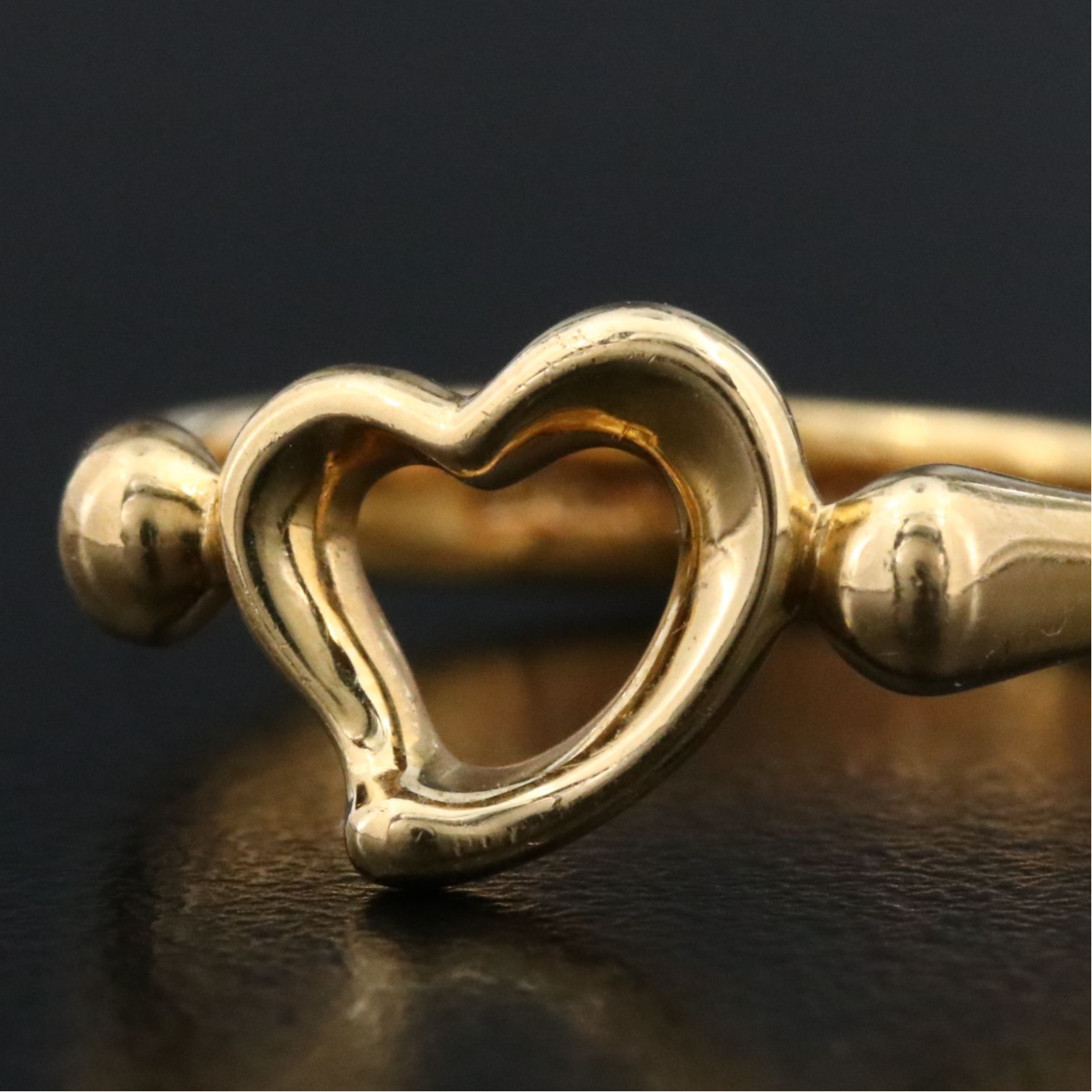 Elsa Peretti for Tiffany & Co. Open Heart 18K Ring