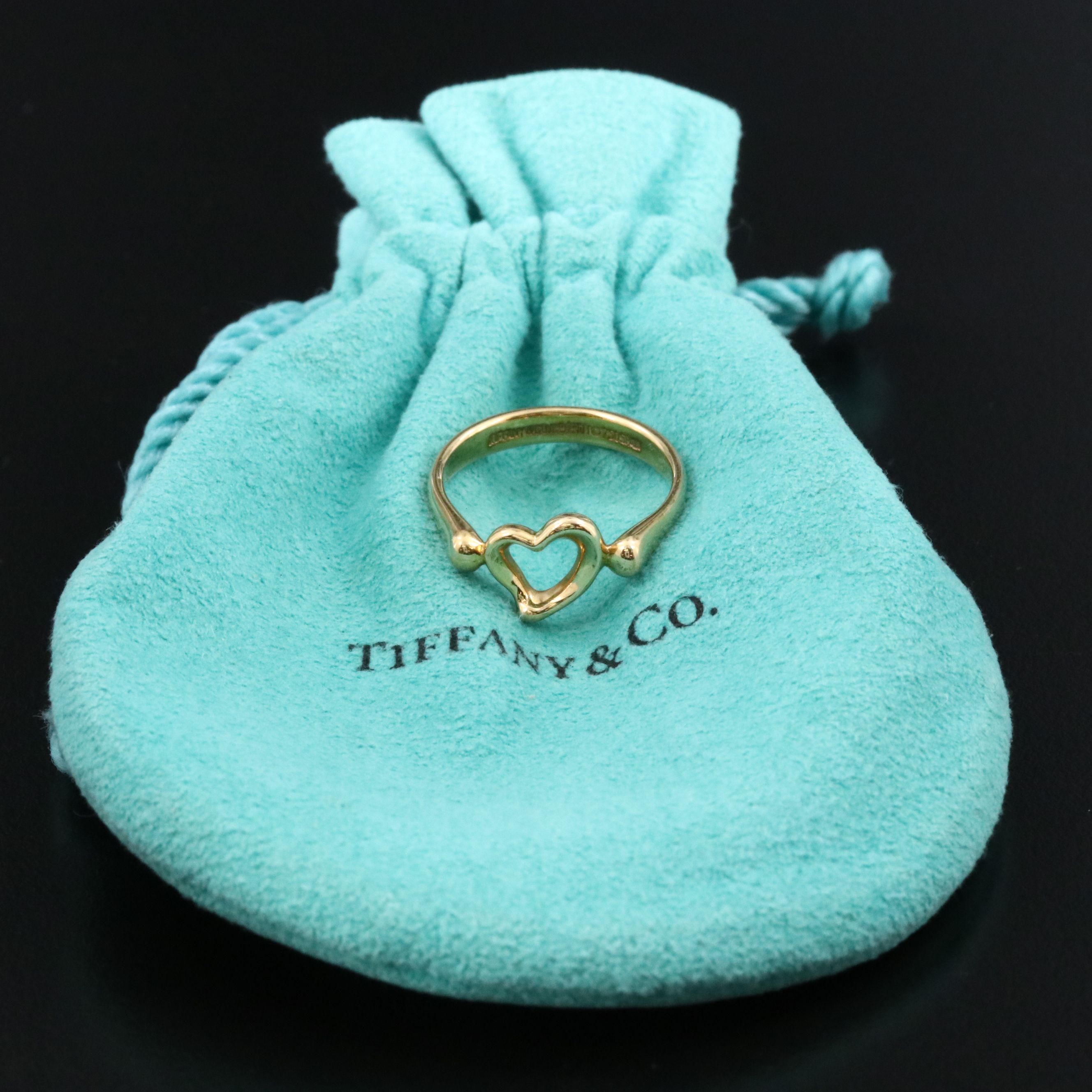 Elsa Peretti for Tiffany & Co. Open Heart 18K Ring