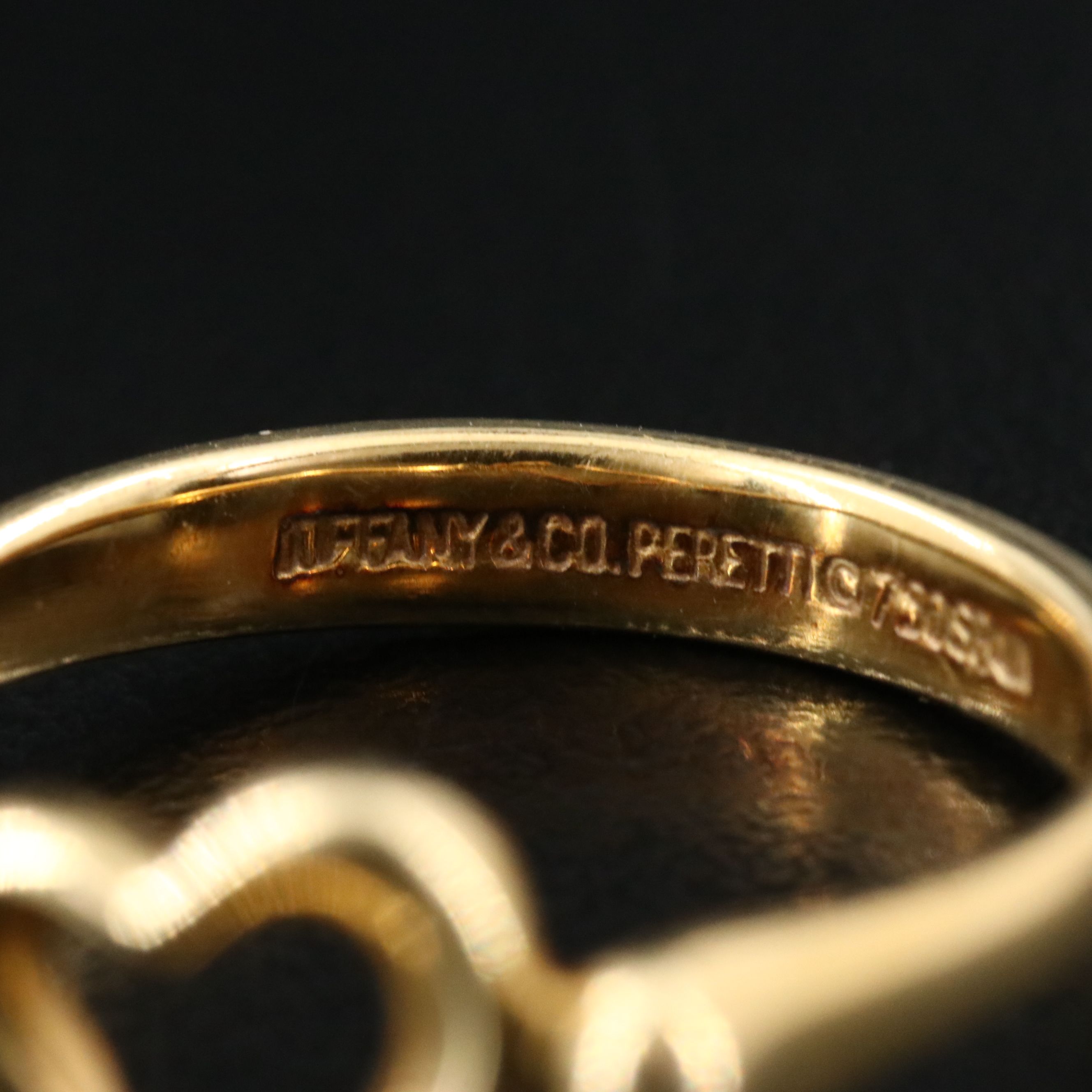 Elsa Peretti for Tiffany & Co. Open Heart 18K Ring