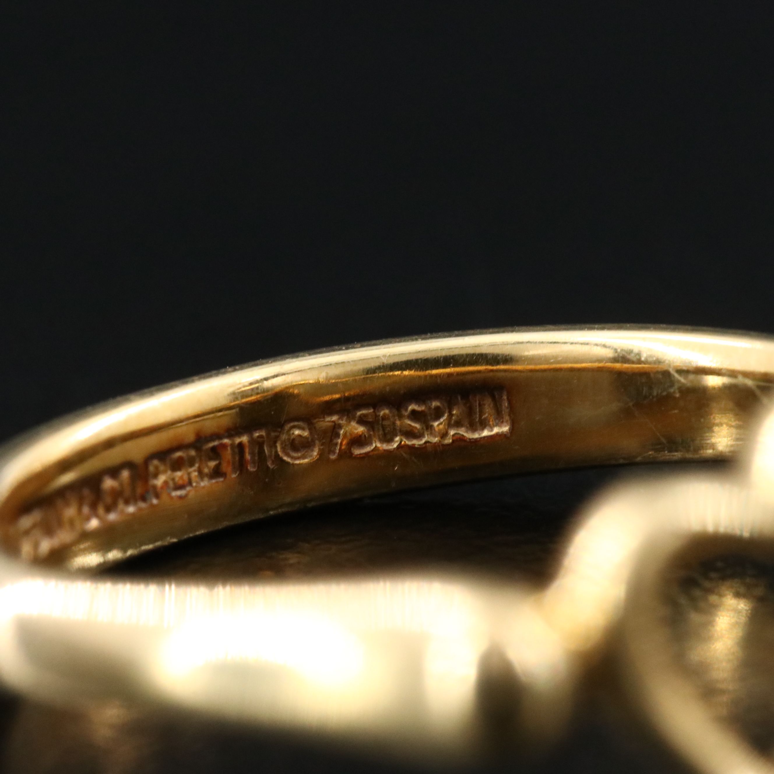 Elsa Peretti for Tiffany & Co. Open Heart 18K Ring