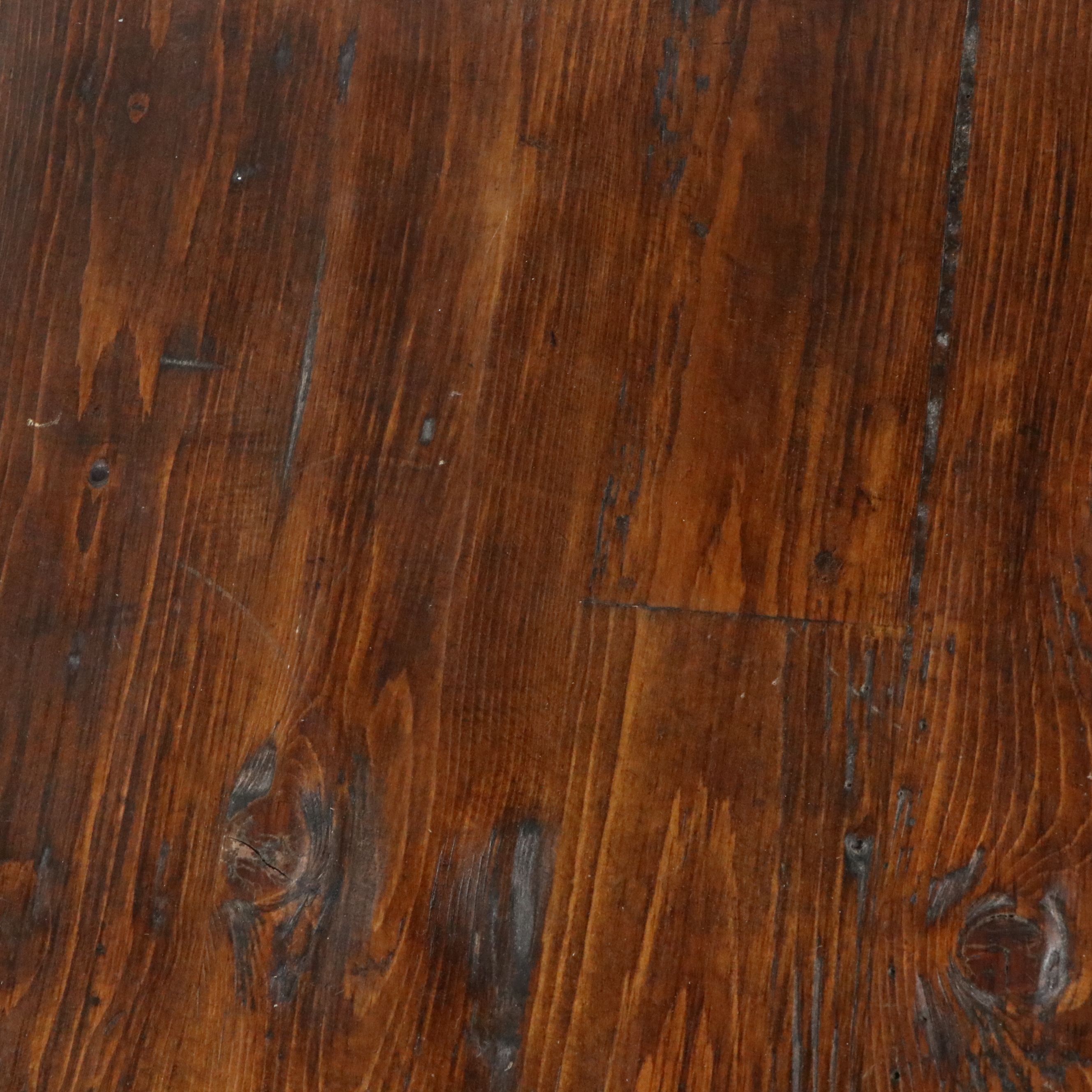 Industrial Style Coffee Table on Casters