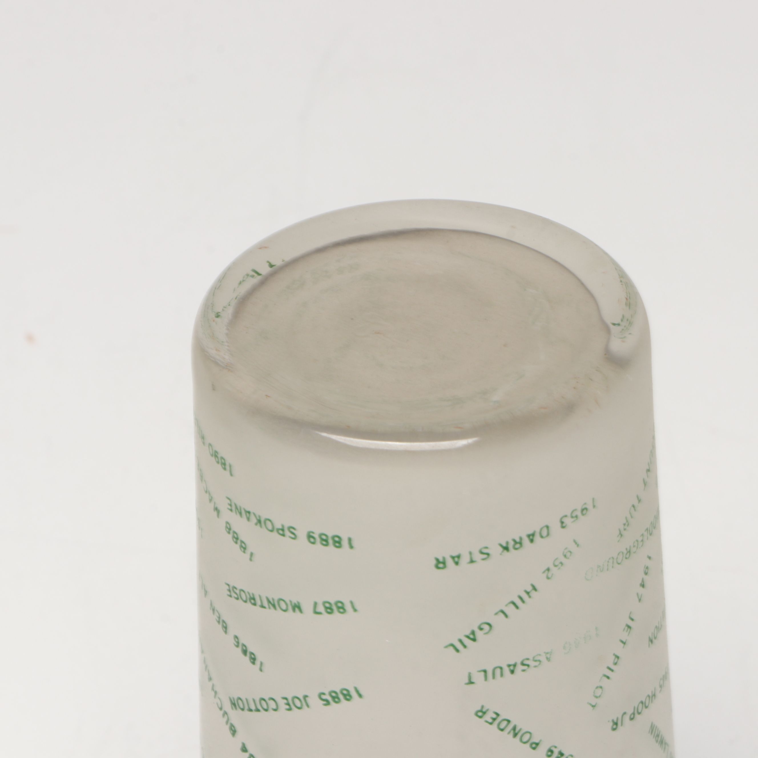 1954 Kentucky Derby Libbey Mint Julep Glass