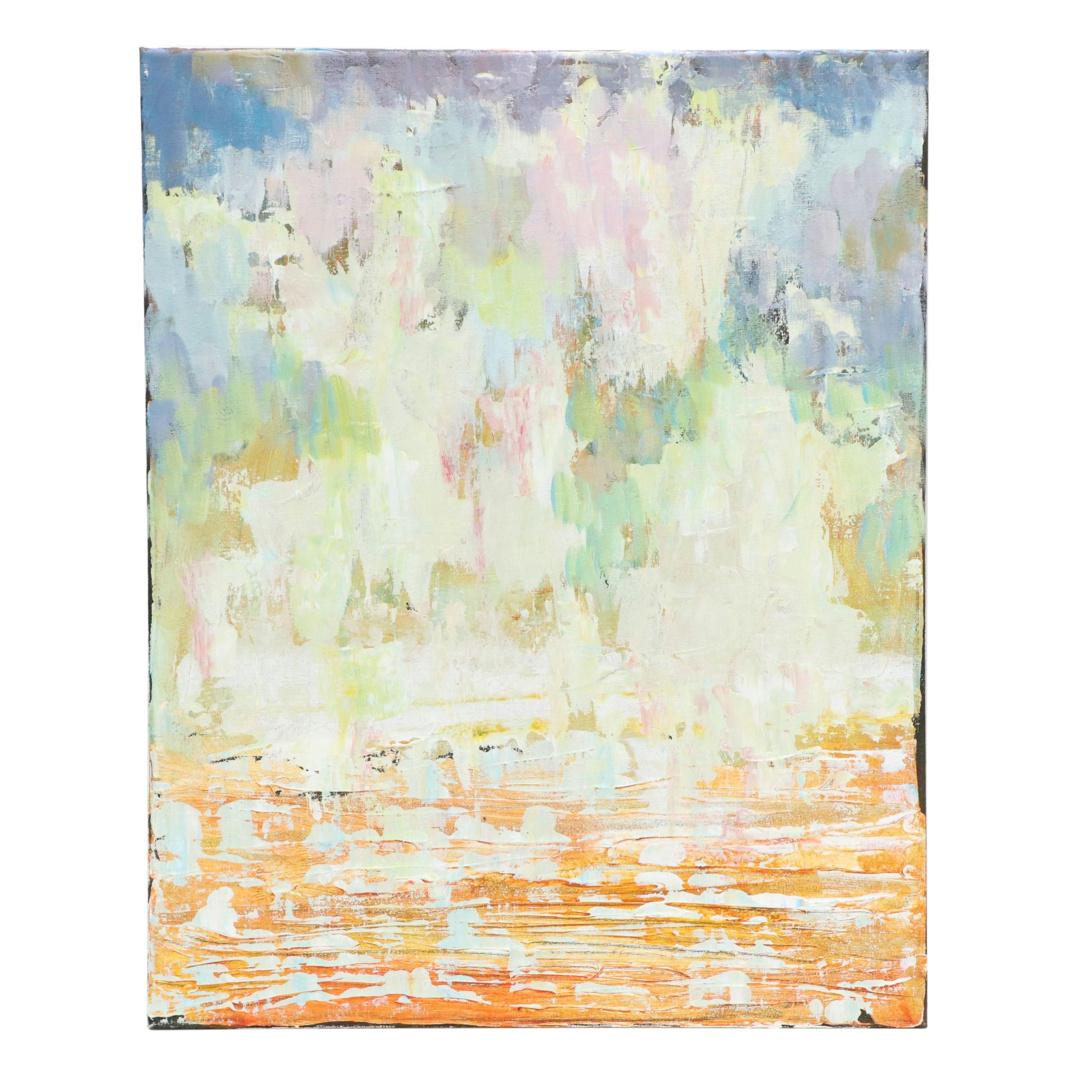 Leif Janek Abstract Acrylic Painting, 2026