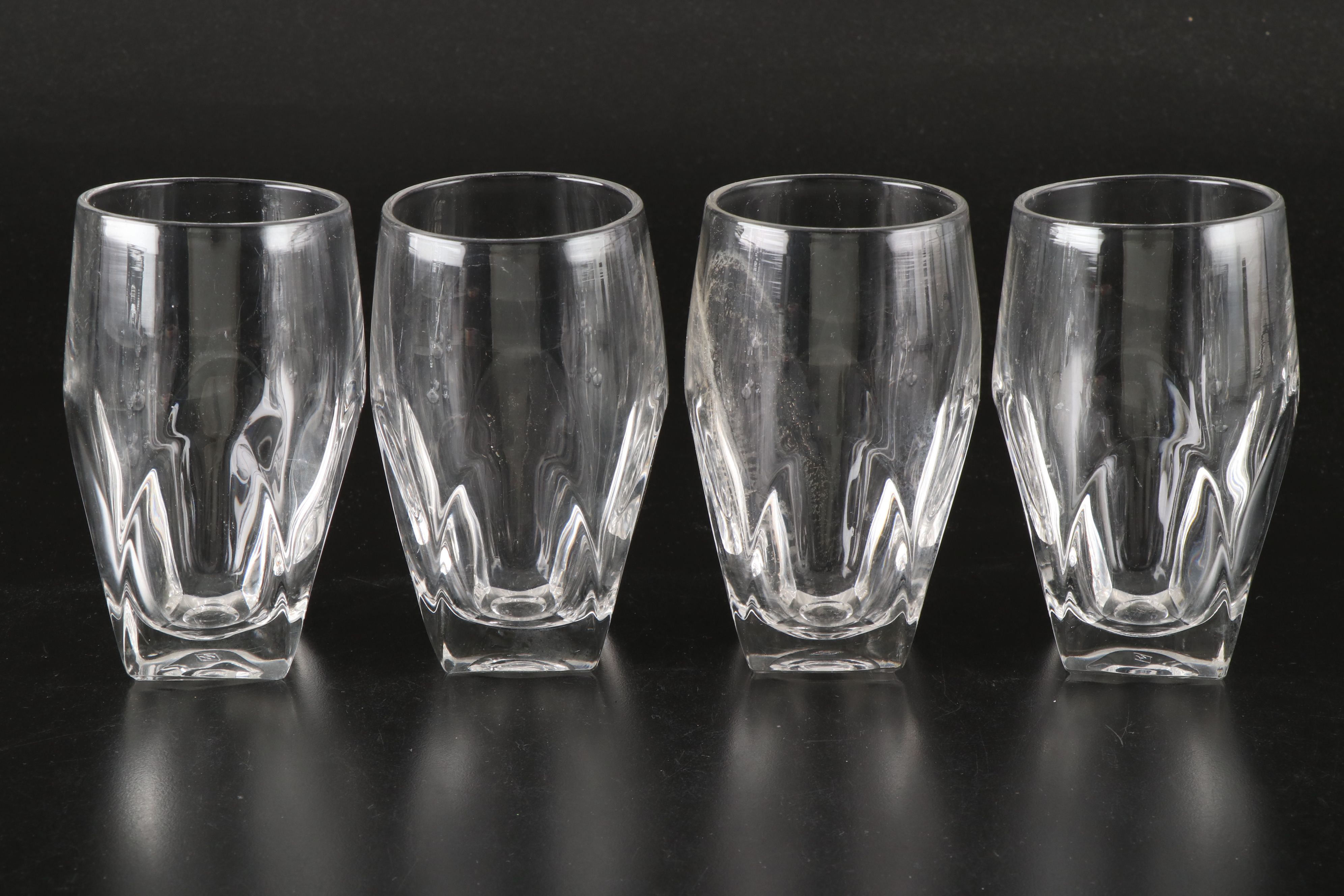 Heisey "Coleport Clear" Soda Tumblers with More Glassware, Mid-20th Century