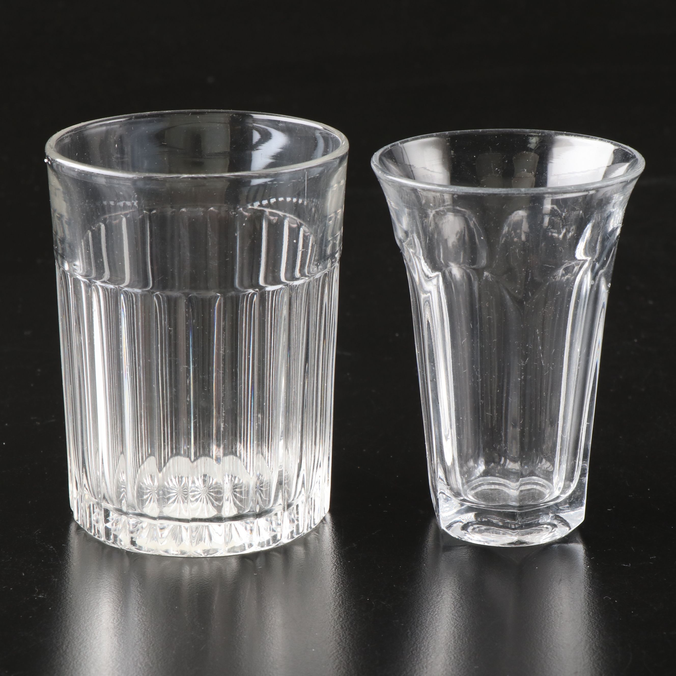 Heisey "Coleport Clear" Soda Tumblers with More Glassware, Mid-20th Century