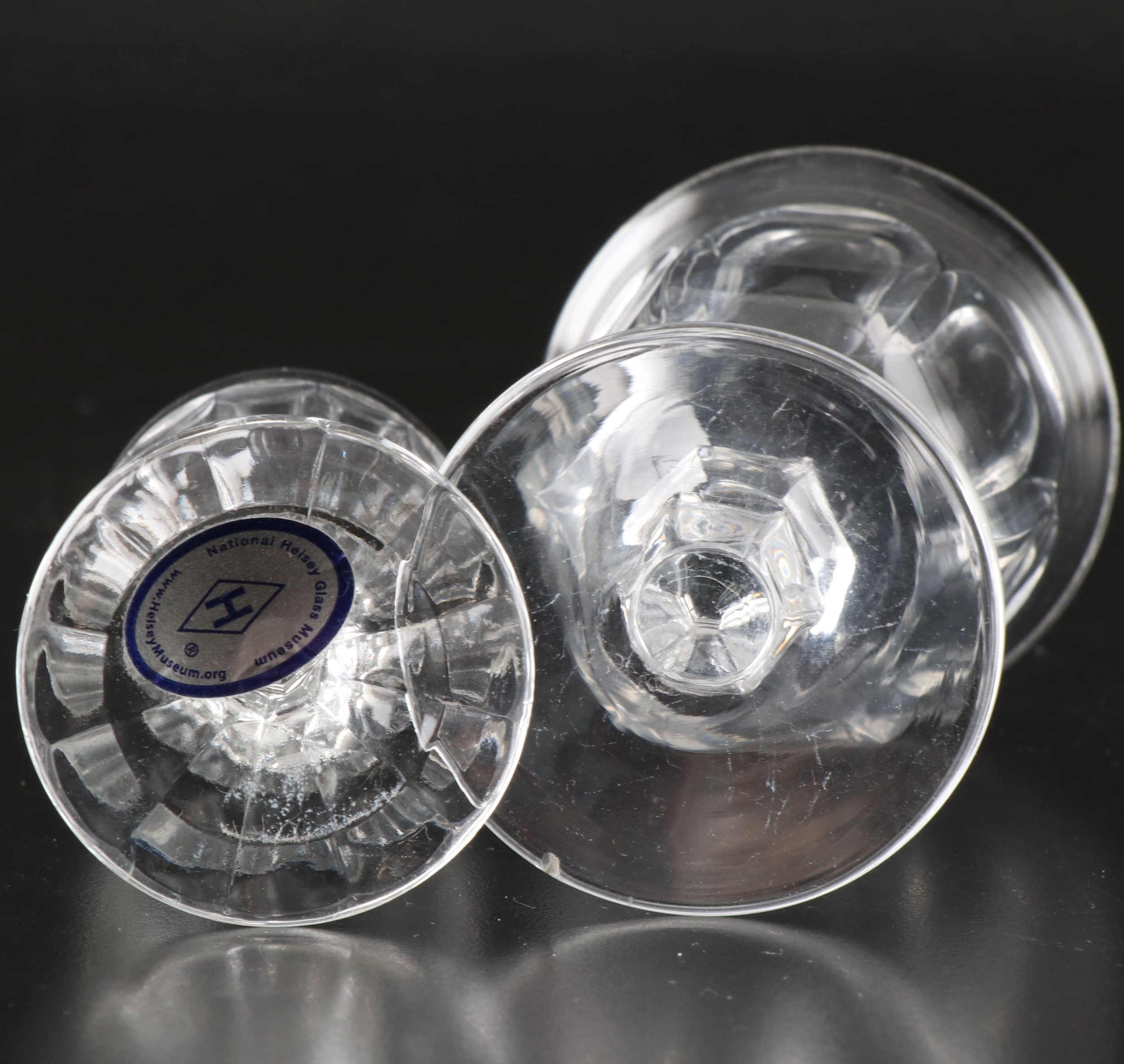 Heisey "Coleport Clear" Soda Tumblers with More Glassware, Mid-20th Century