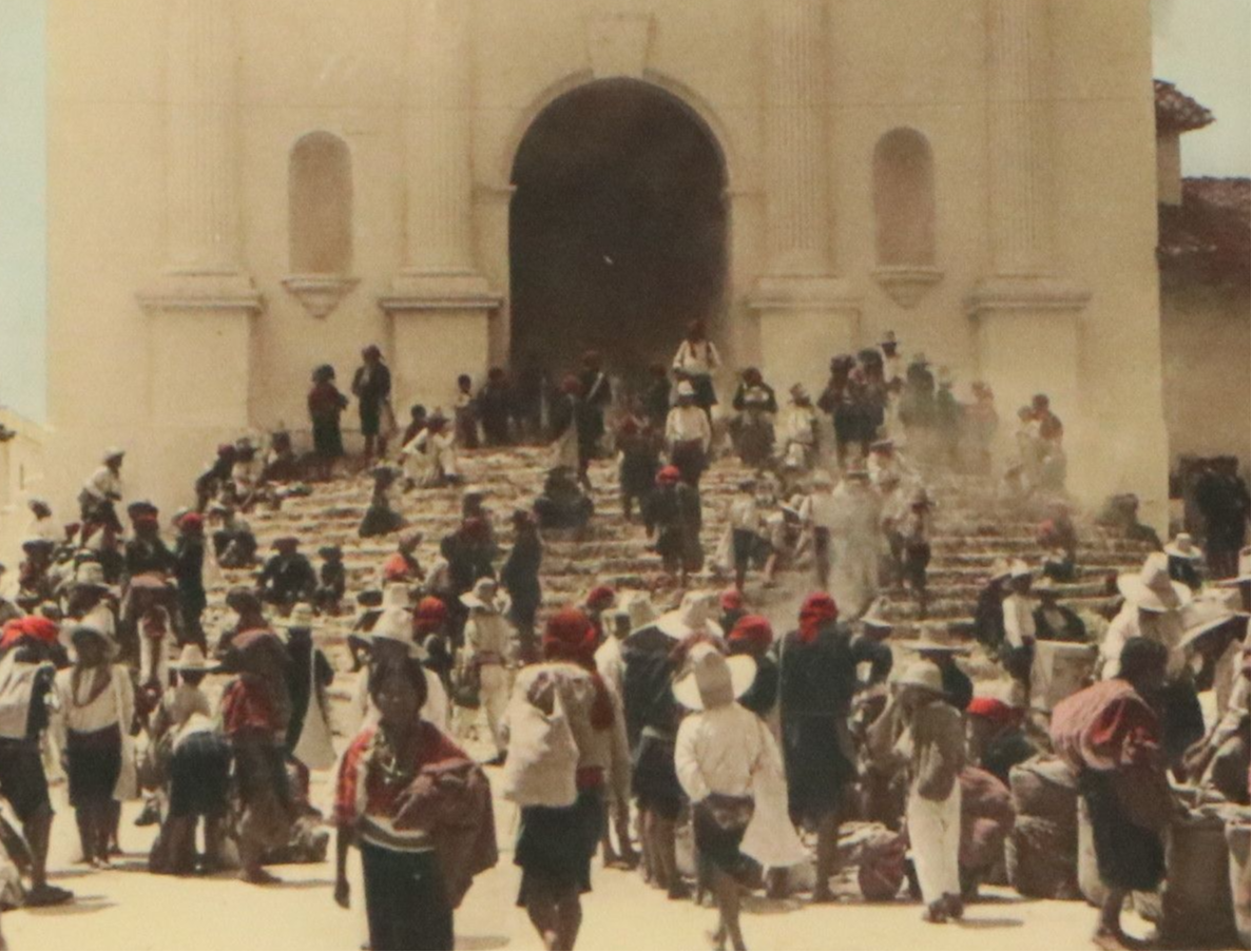 Roberto Eichenberger Hand-Colored Silver Gelatin Photograph "Chichicastenango"