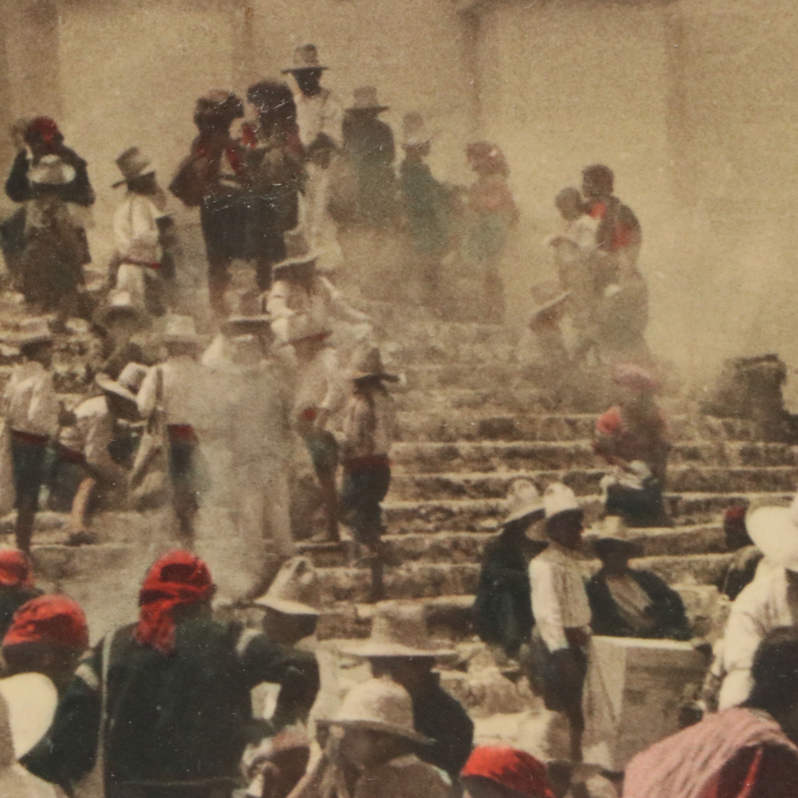 Roberto Eichenberger Hand-Colored Silver Gelatin Photograph "Chichicastenango"