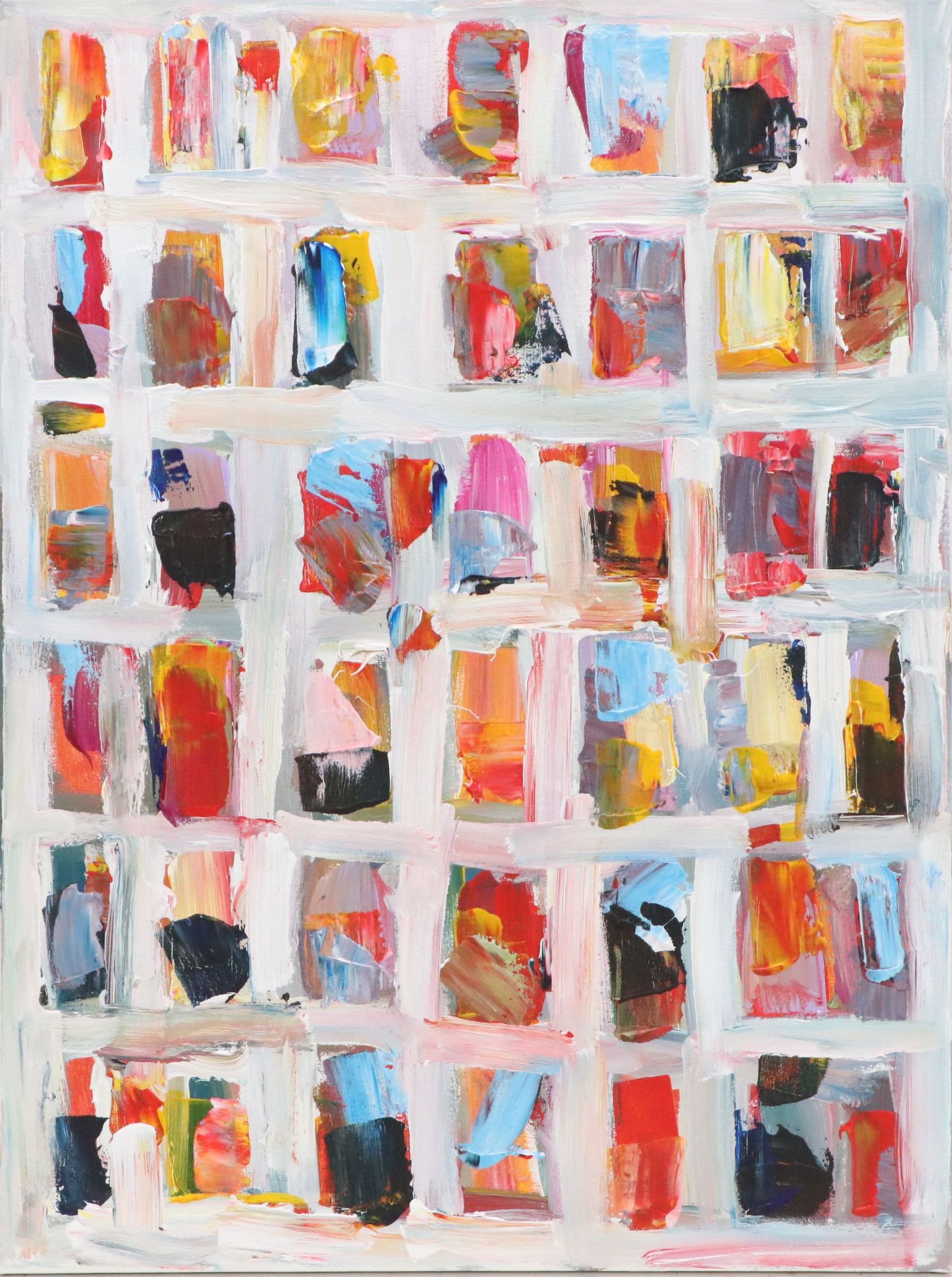 Leif Janek Abstract Acrylic Painting, 2026
