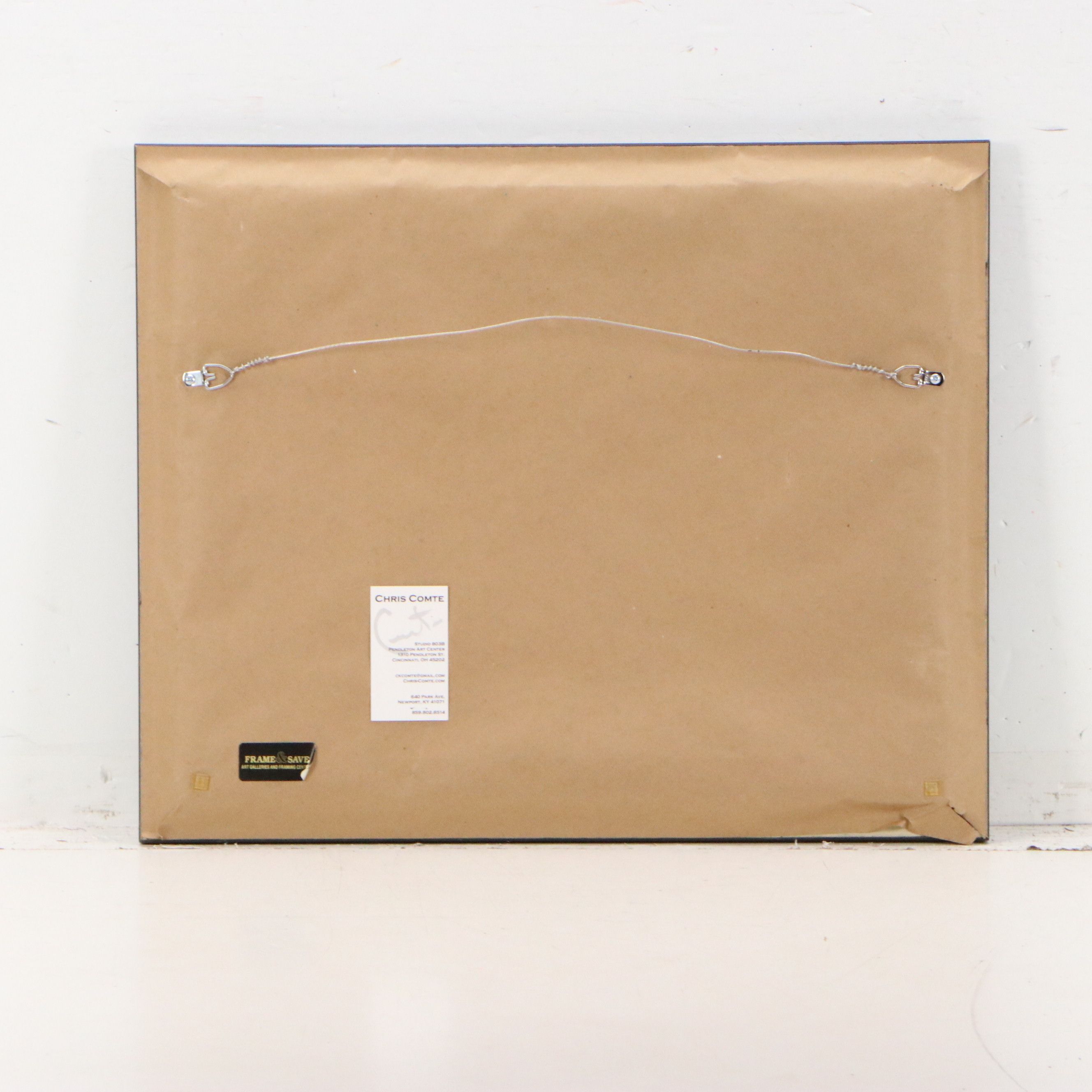 Chris Comte Abstract Acrylic Painting, 21st Century