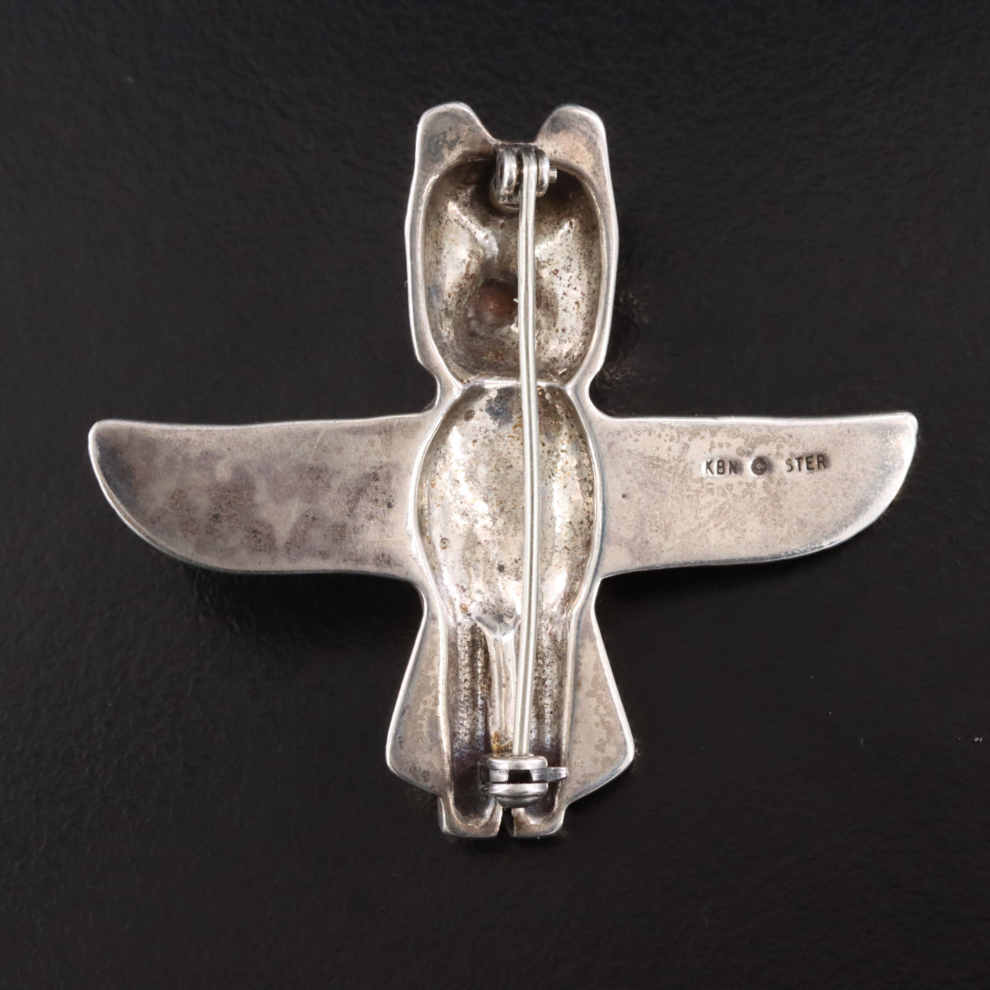 Vintage Northwest Coast Kabana Sterling Totem Pin