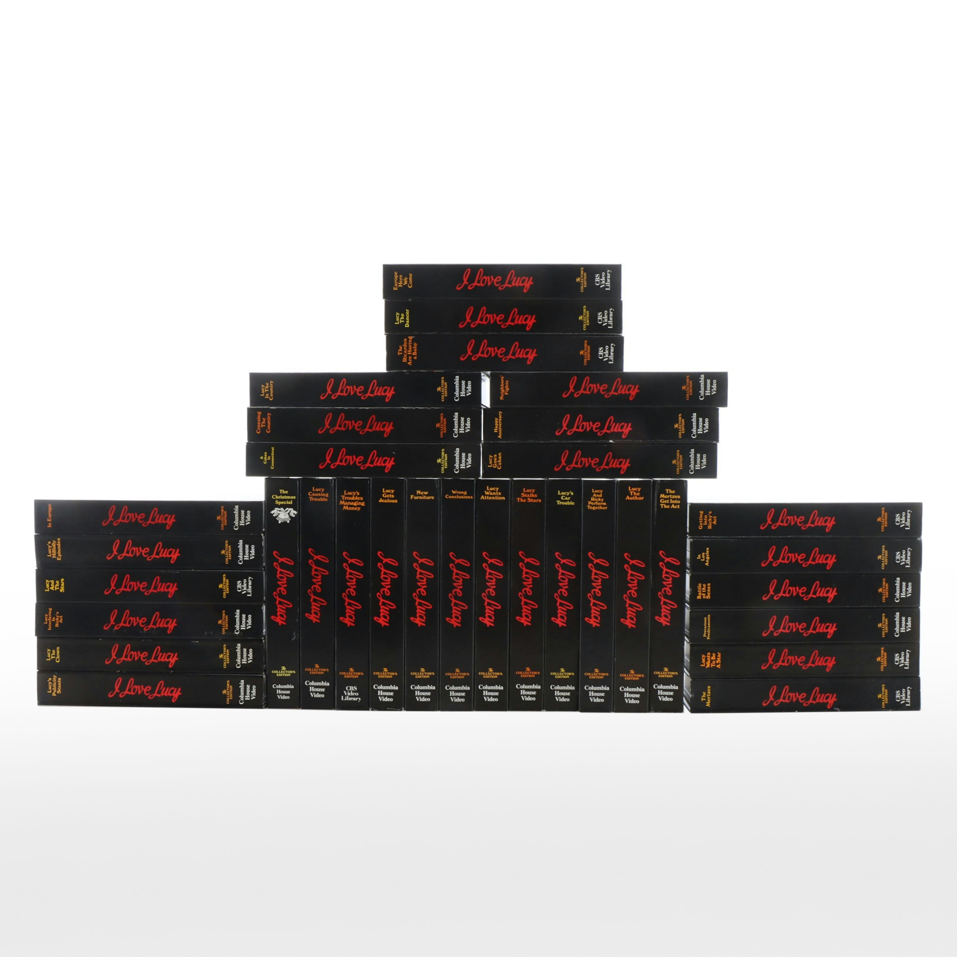 Columbia House Video "I Love Lucy" VHS Tapes
