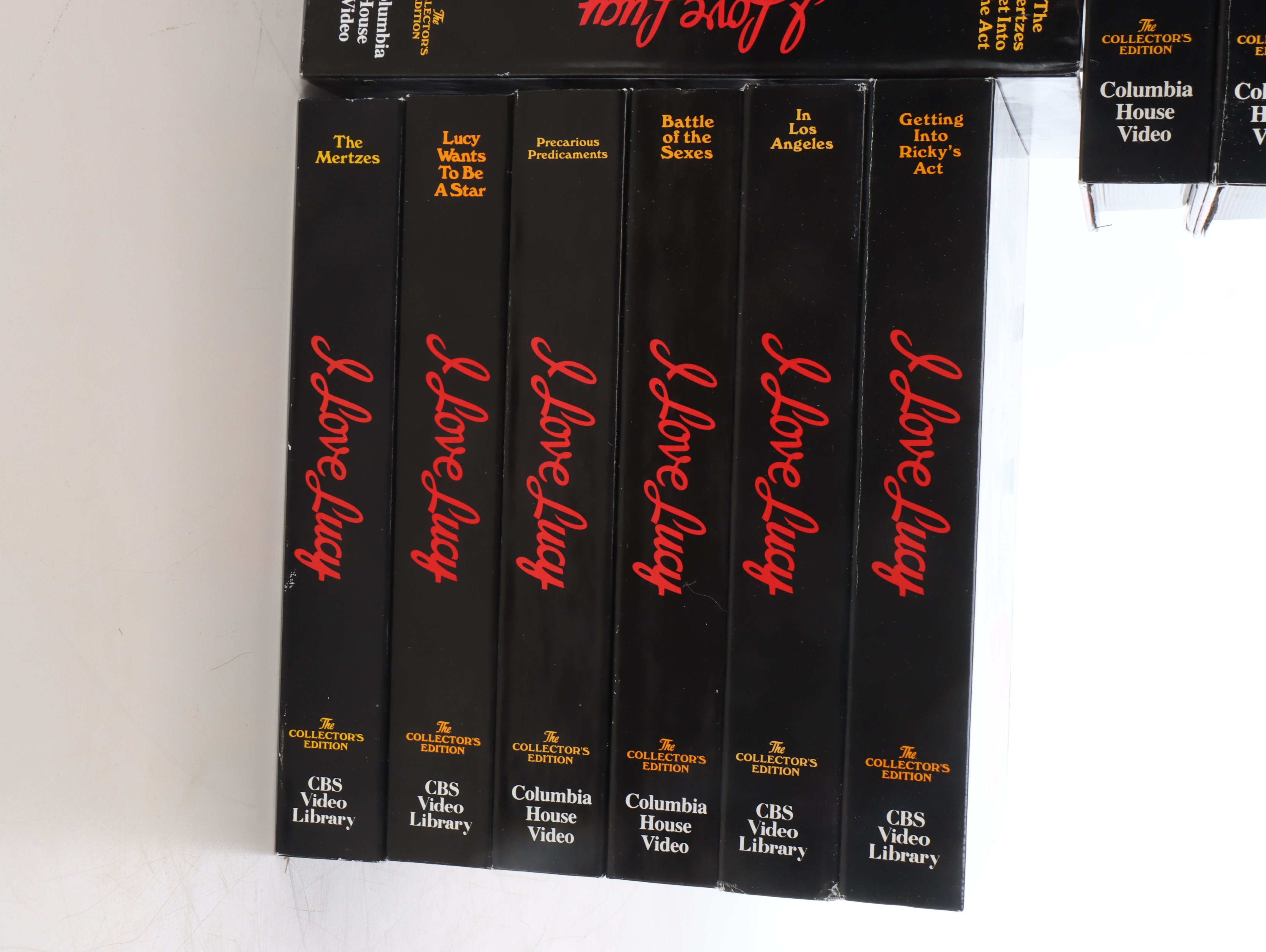 Columbia House Video "I Love Lucy" VHS Tapes