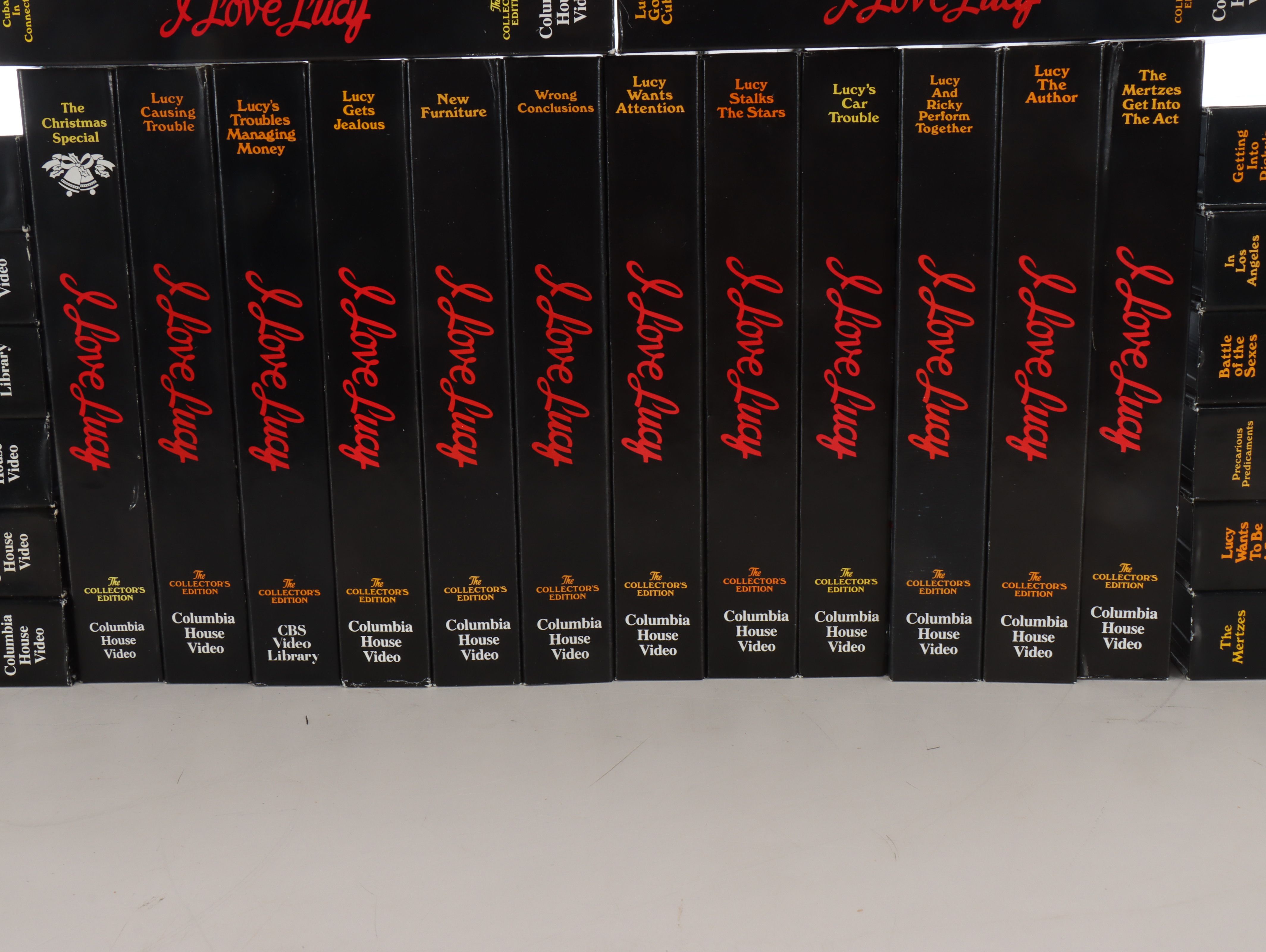 Columbia House Video "I Love Lucy" VHS Tapes