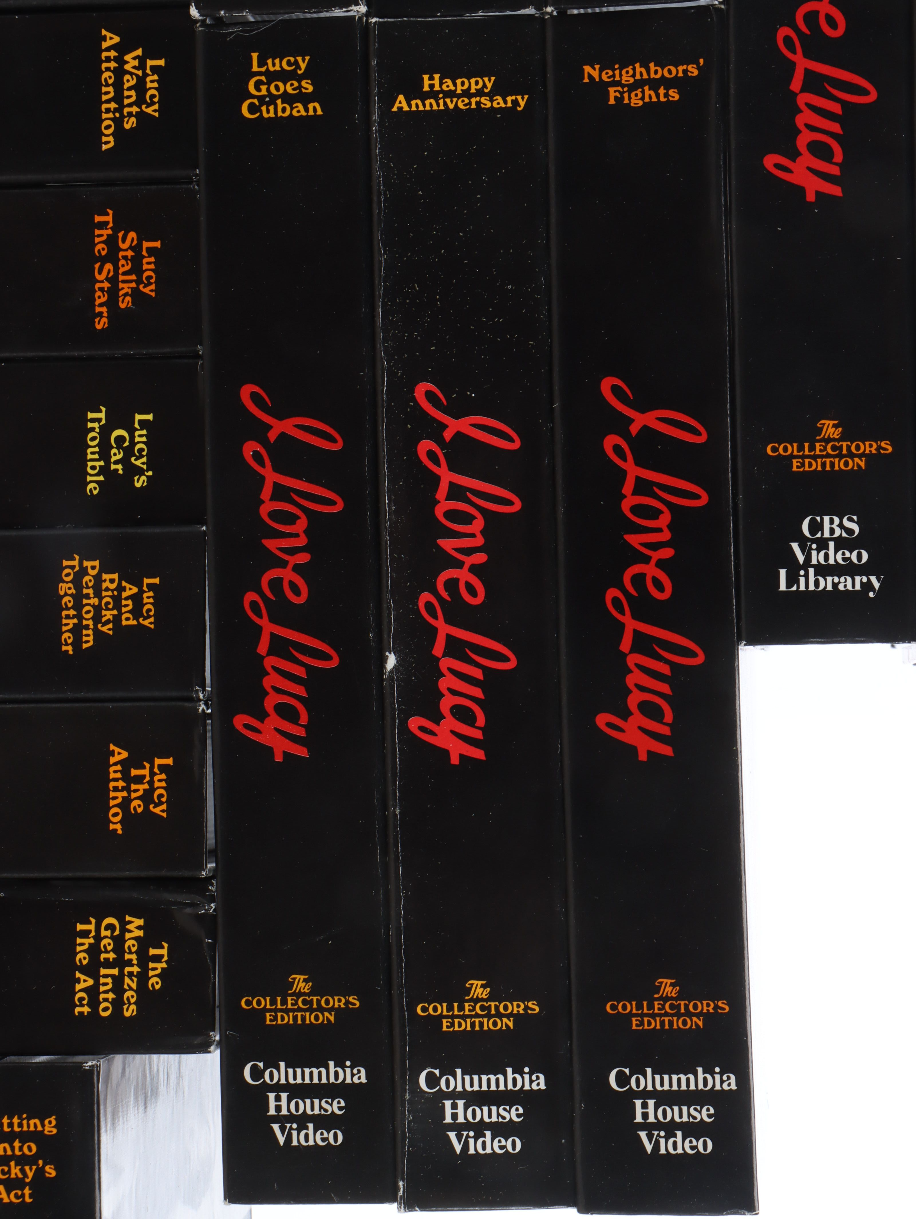 Columbia House Video "I Love Lucy" VHS Tapes