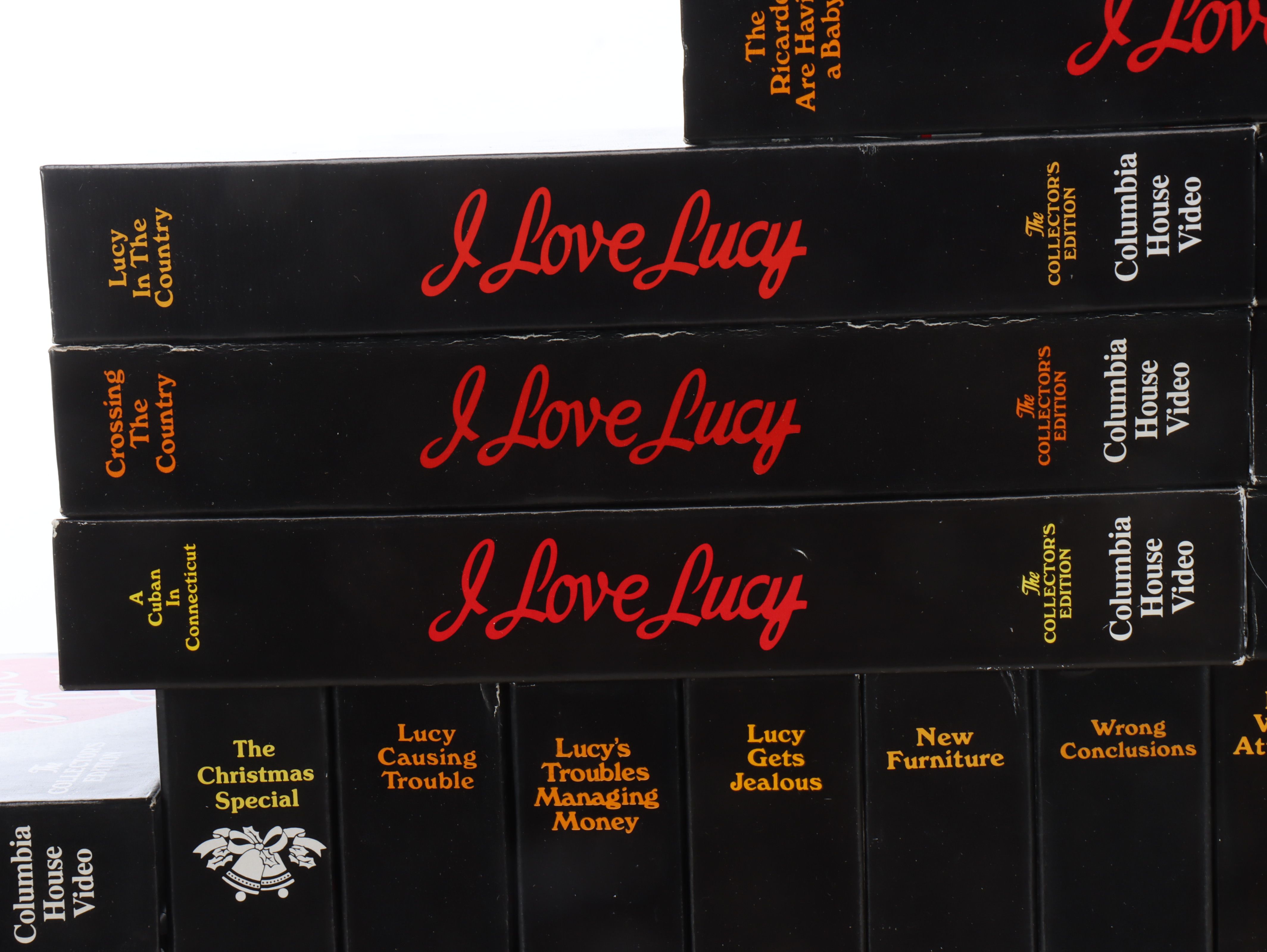 Columbia House Video "I Love Lucy" VHS Tapes