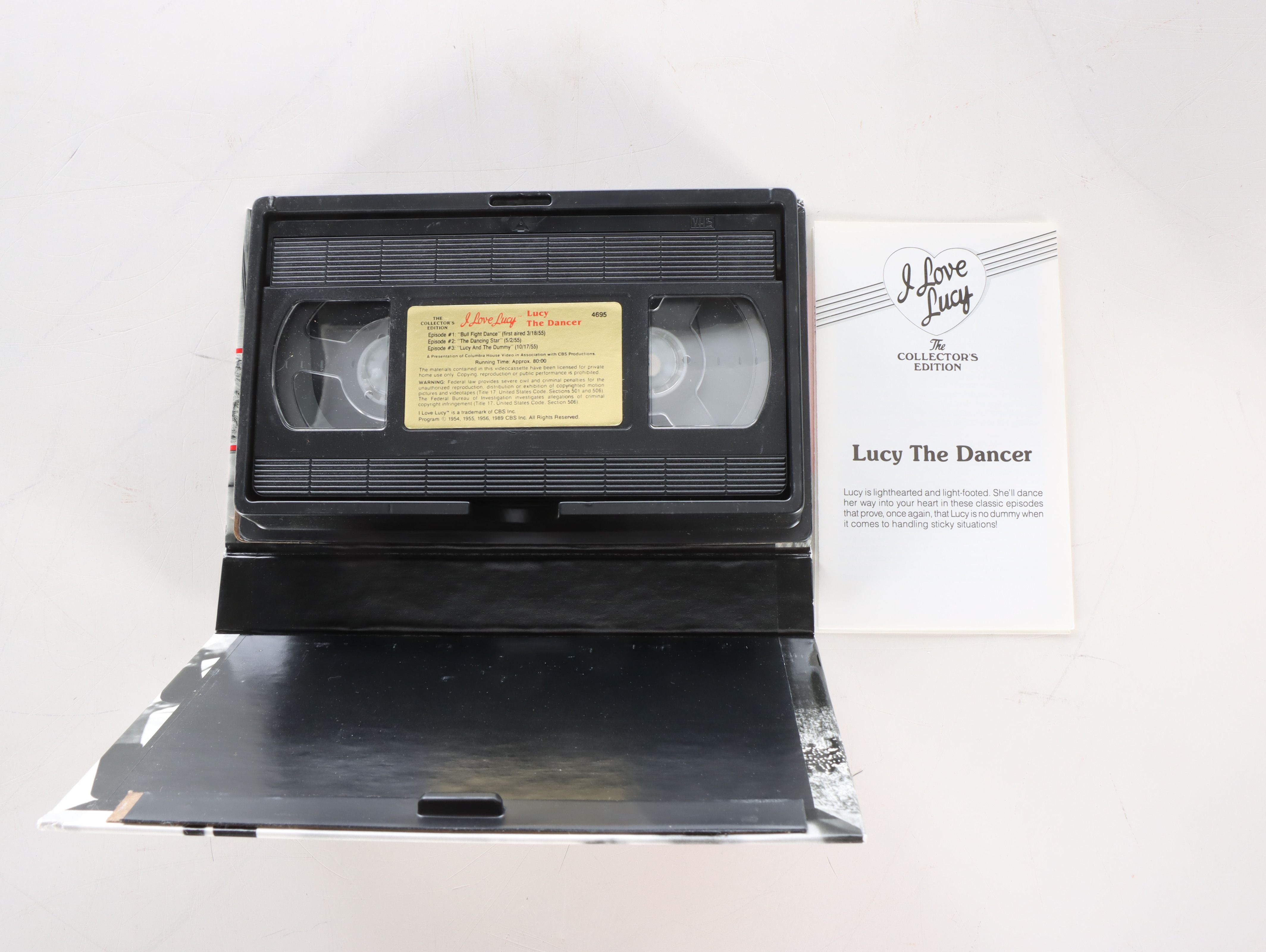Columbia House Video "I Love Lucy" VHS Tapes