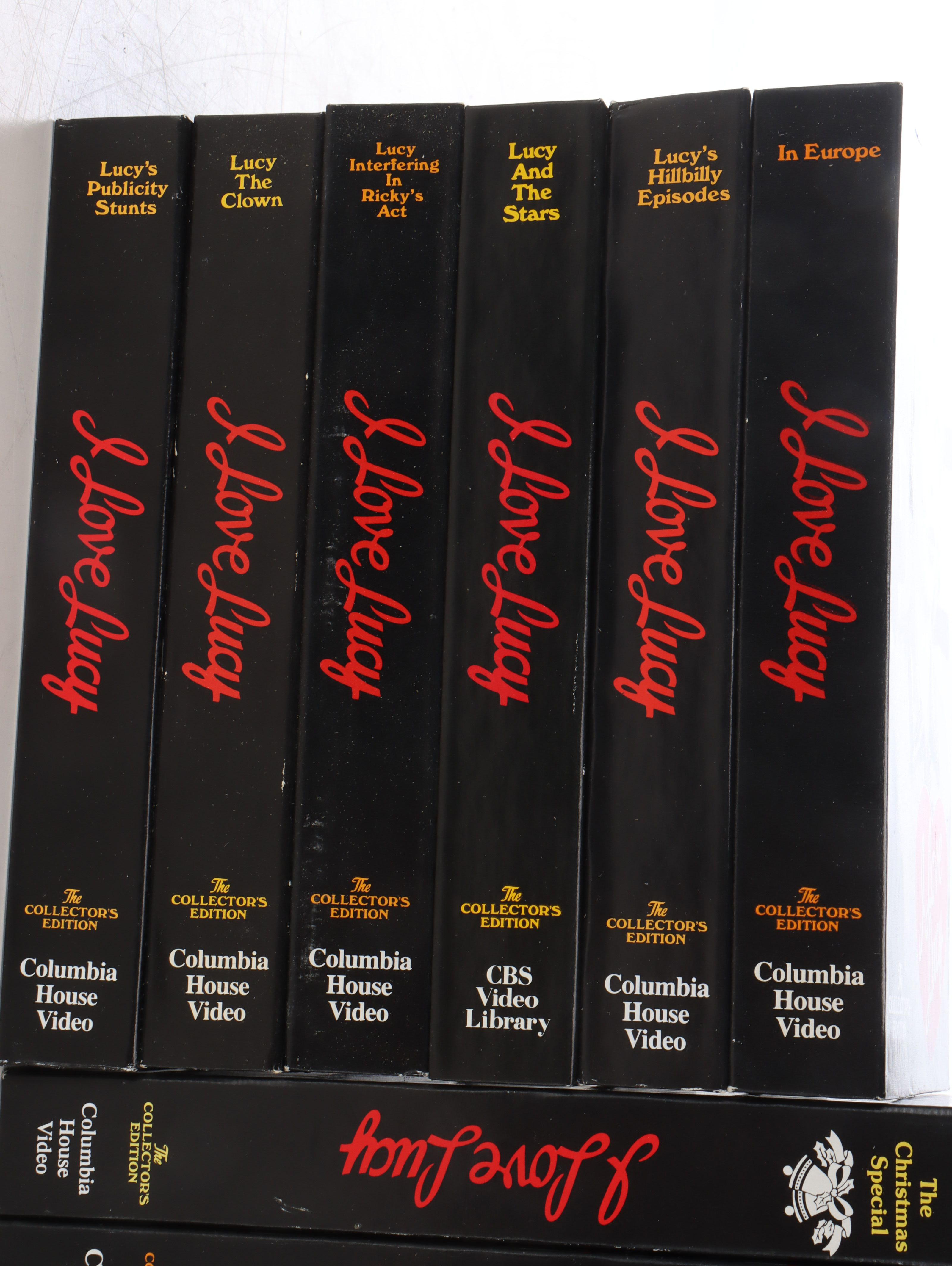 Columbia House Video "I Love Lucy" VHS Tapes