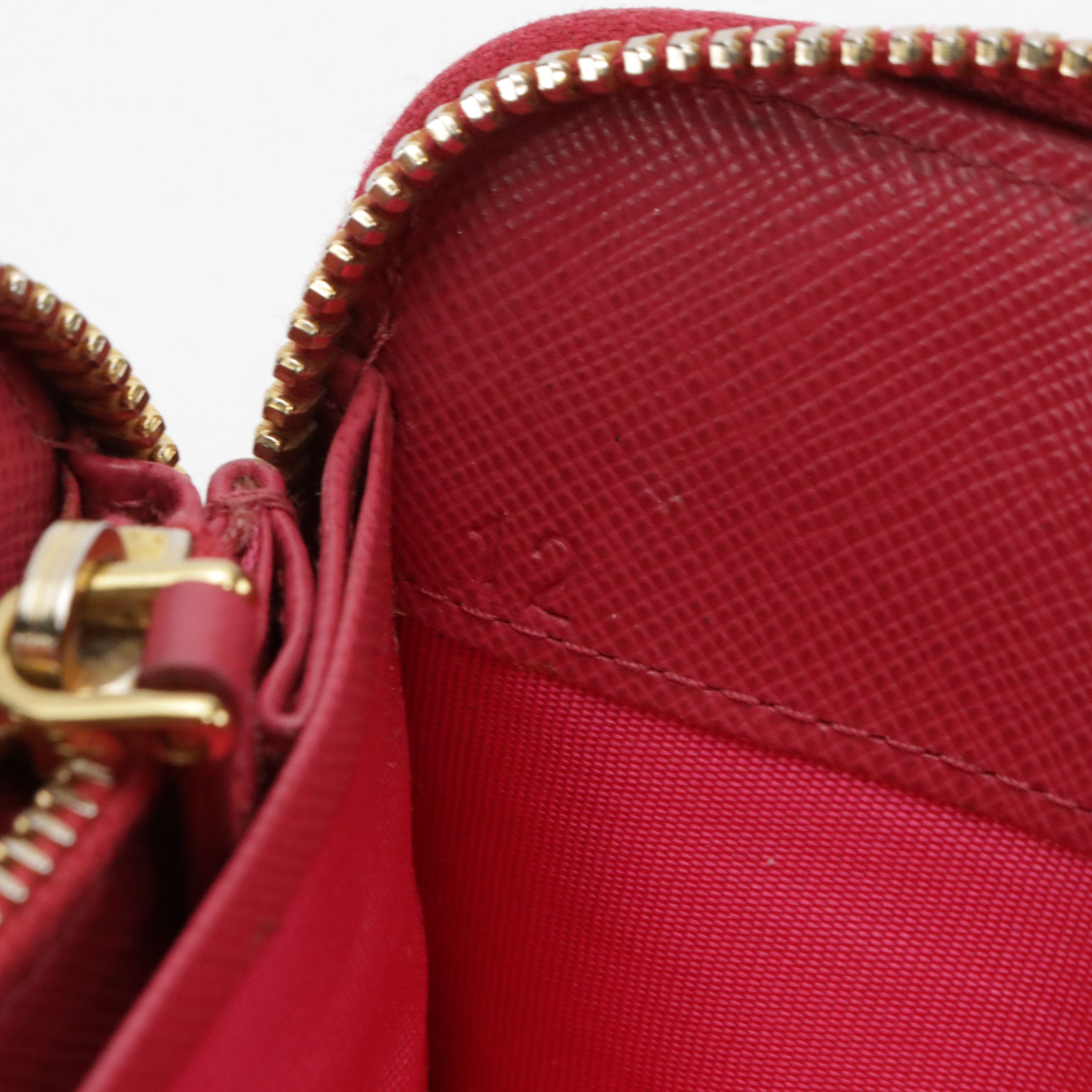 Prada Zip Around Bow Wallet in Pink Saffiano Leather, With Box