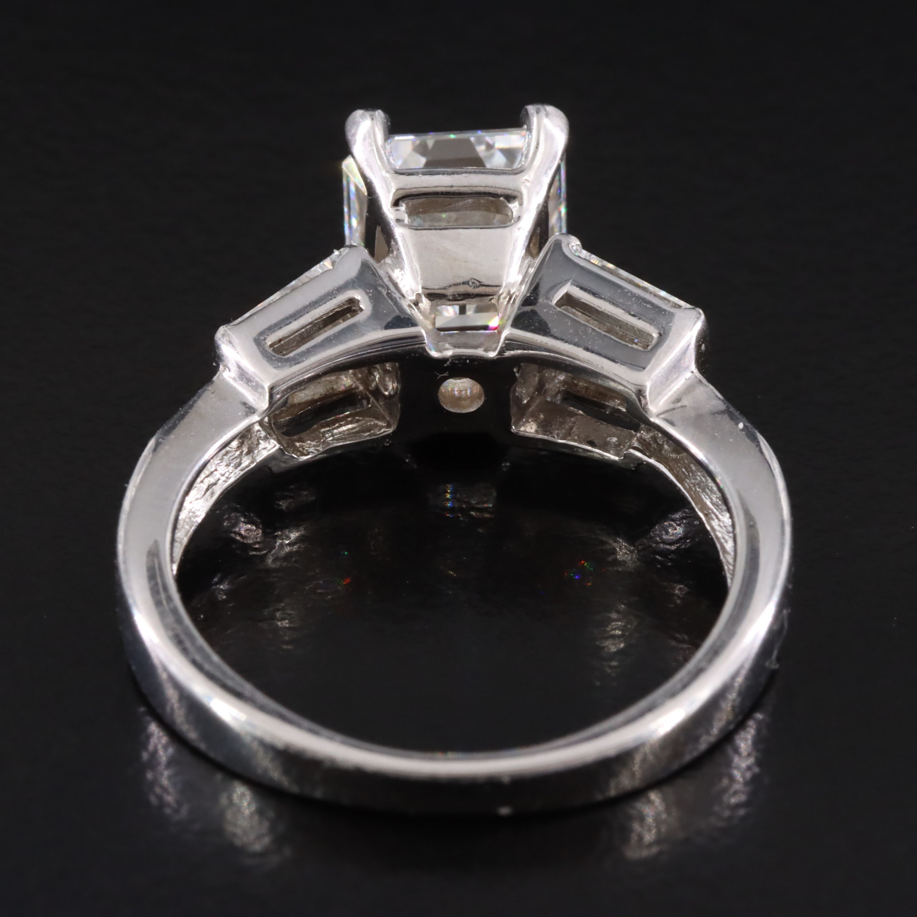 14K 2.39 CTW Diamond Ring with Platinum Accent and GIA eReport