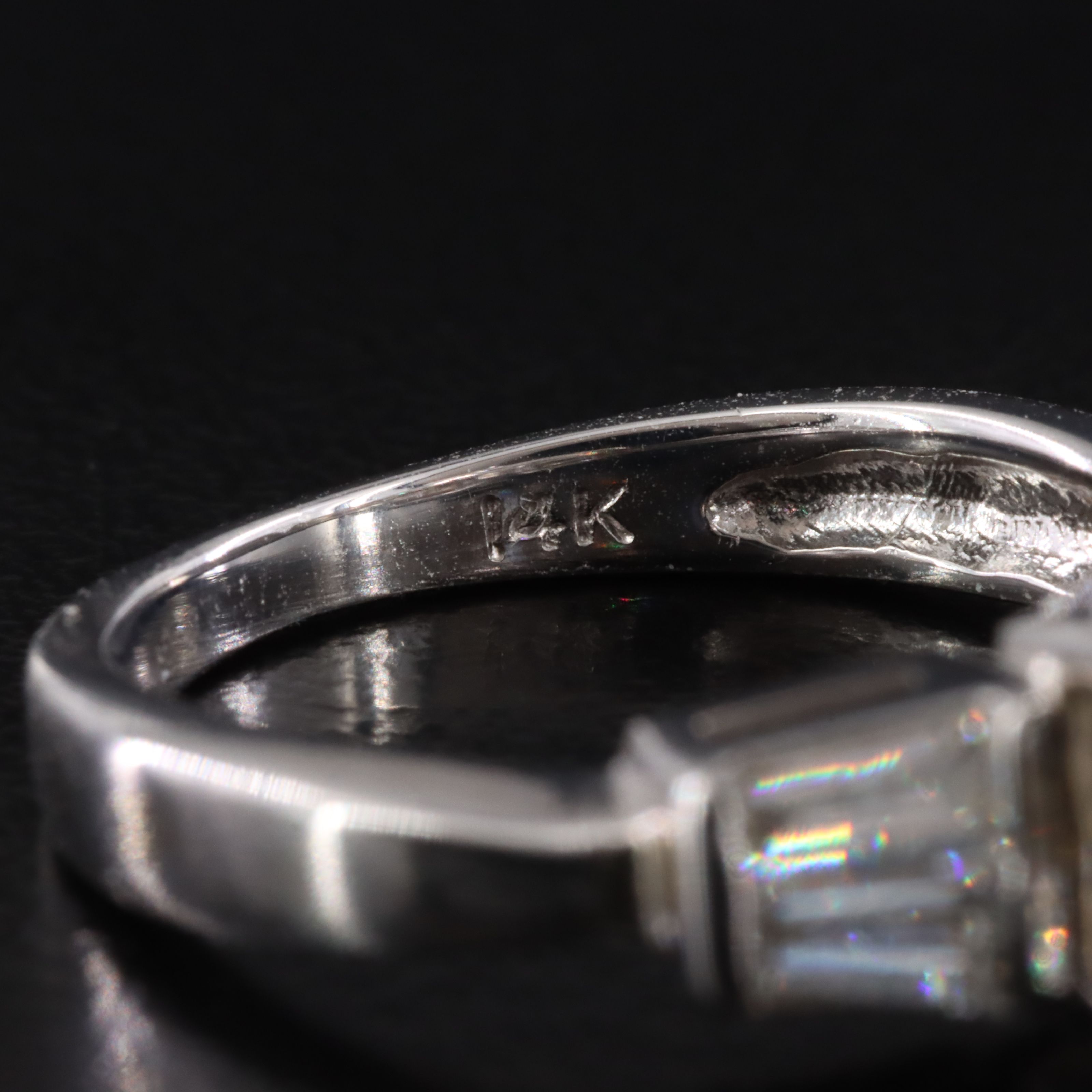 14K 2.39 CTW Diamond Ring with Platinum Accent and GIA eReport