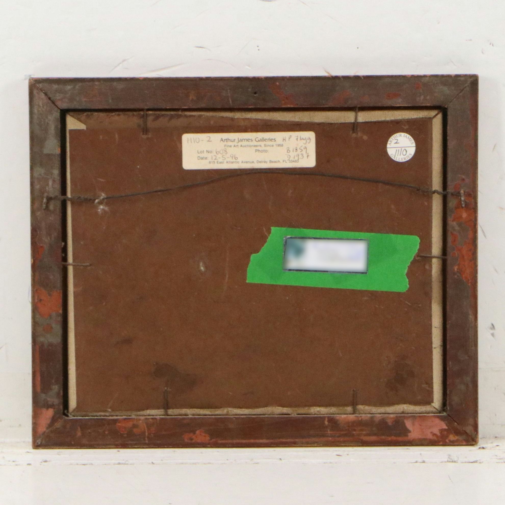 Hiram Peabody Flagg Oil Painting of House and Haystack, 1927