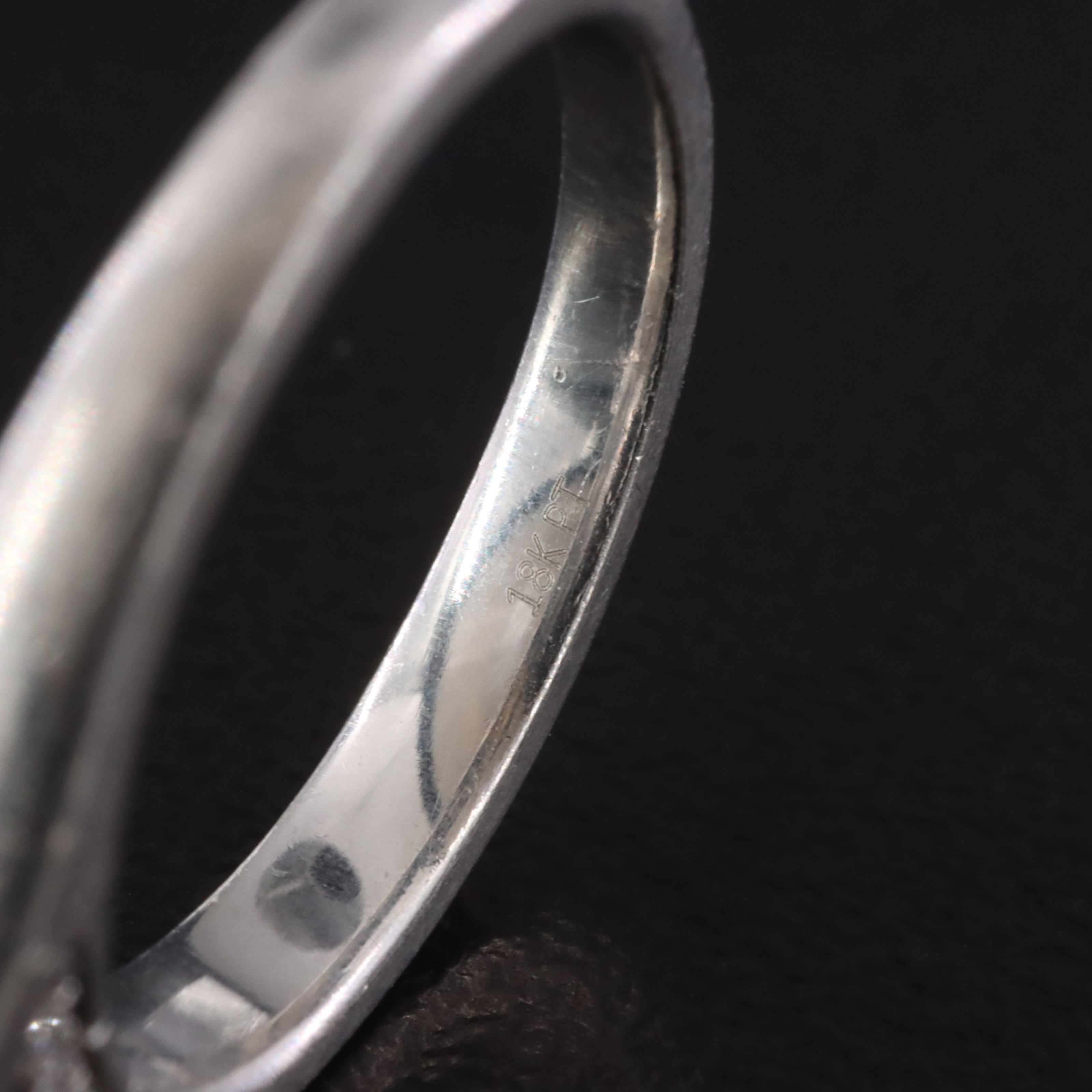 Platinum 0.05 CTW Diamond Semi Mount Ring