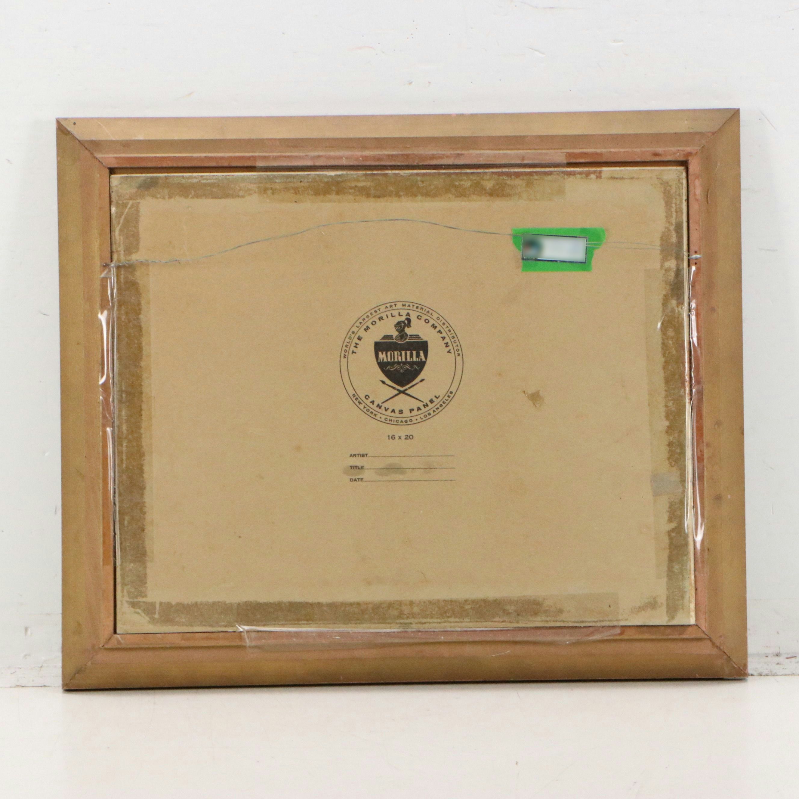 Rudolph Otto Mountainous Landscape with Small Village, Early to Mid-20th Century