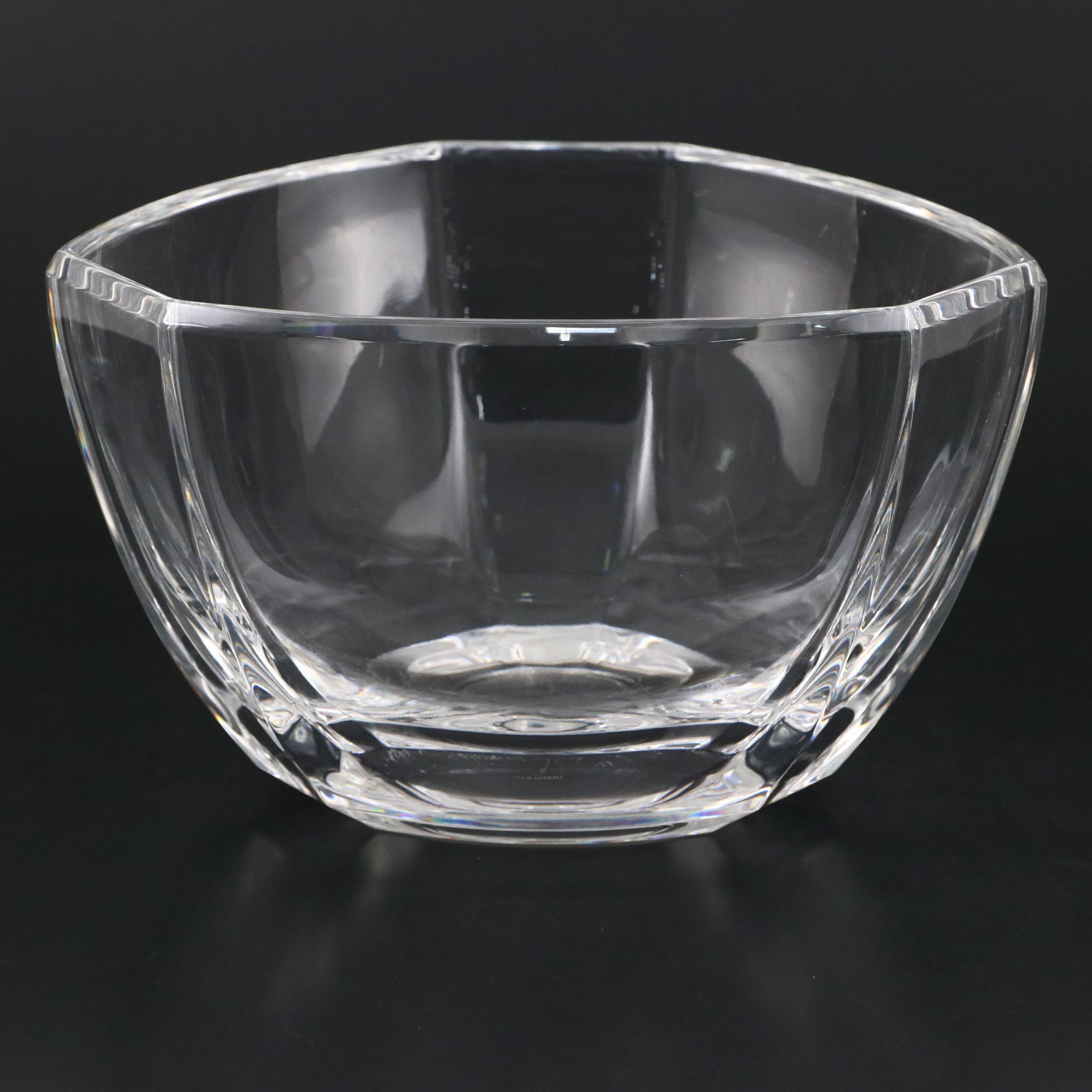 Tiffany & Co. "New York City Skyline" Crystal Bowl