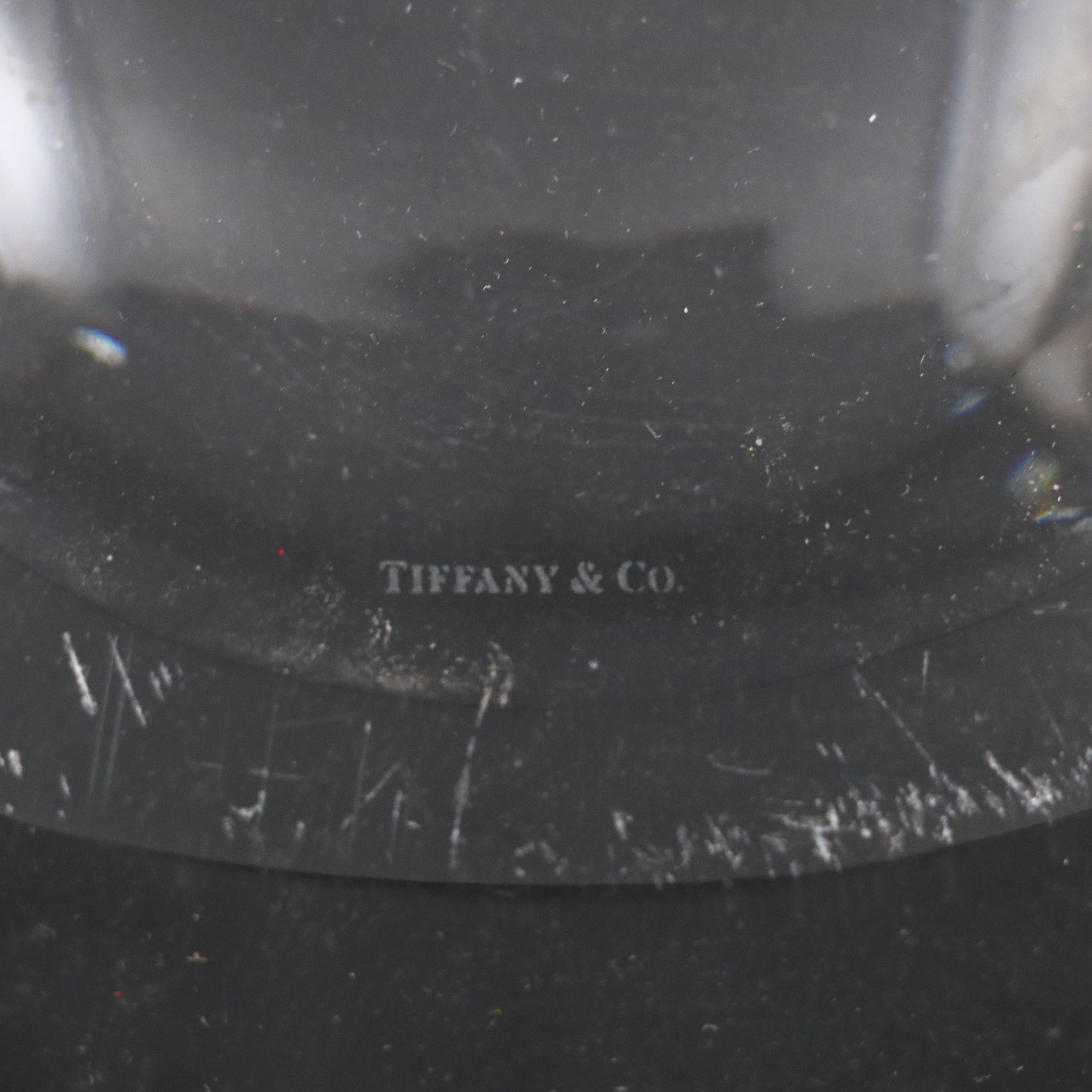 Tiffany & Co. "New York City Skyline" Crystal Bowl