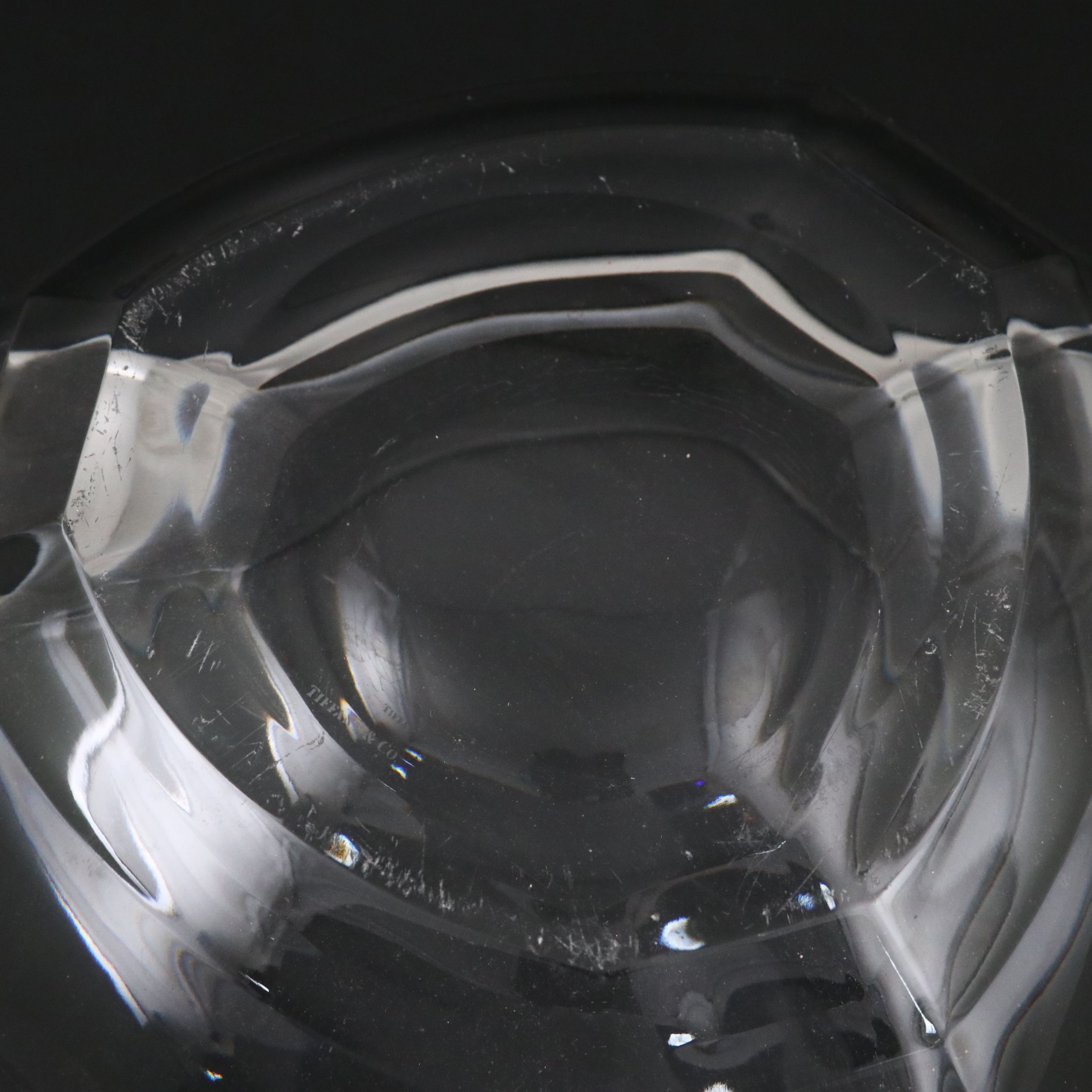 Tiffany & Co. "New York City Skyline" Crystal Bowl