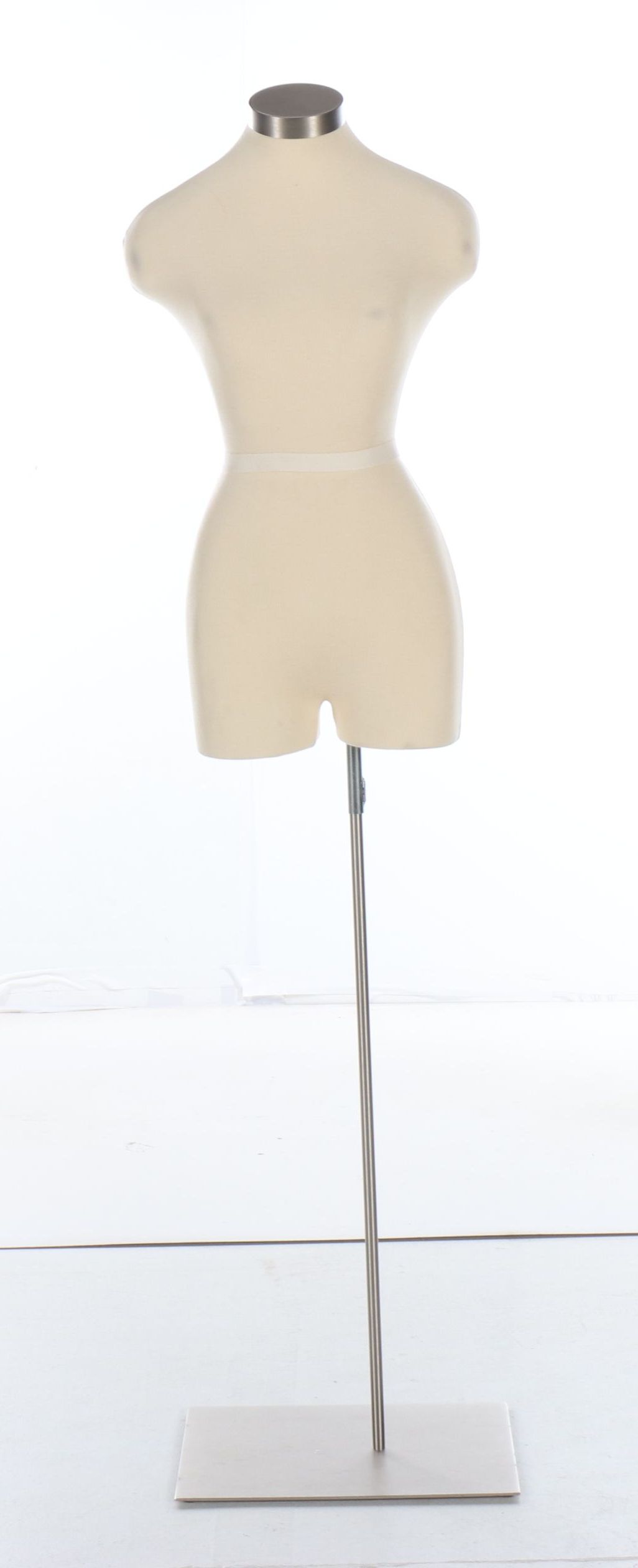 Female Torso Mannequin with Metal Stand