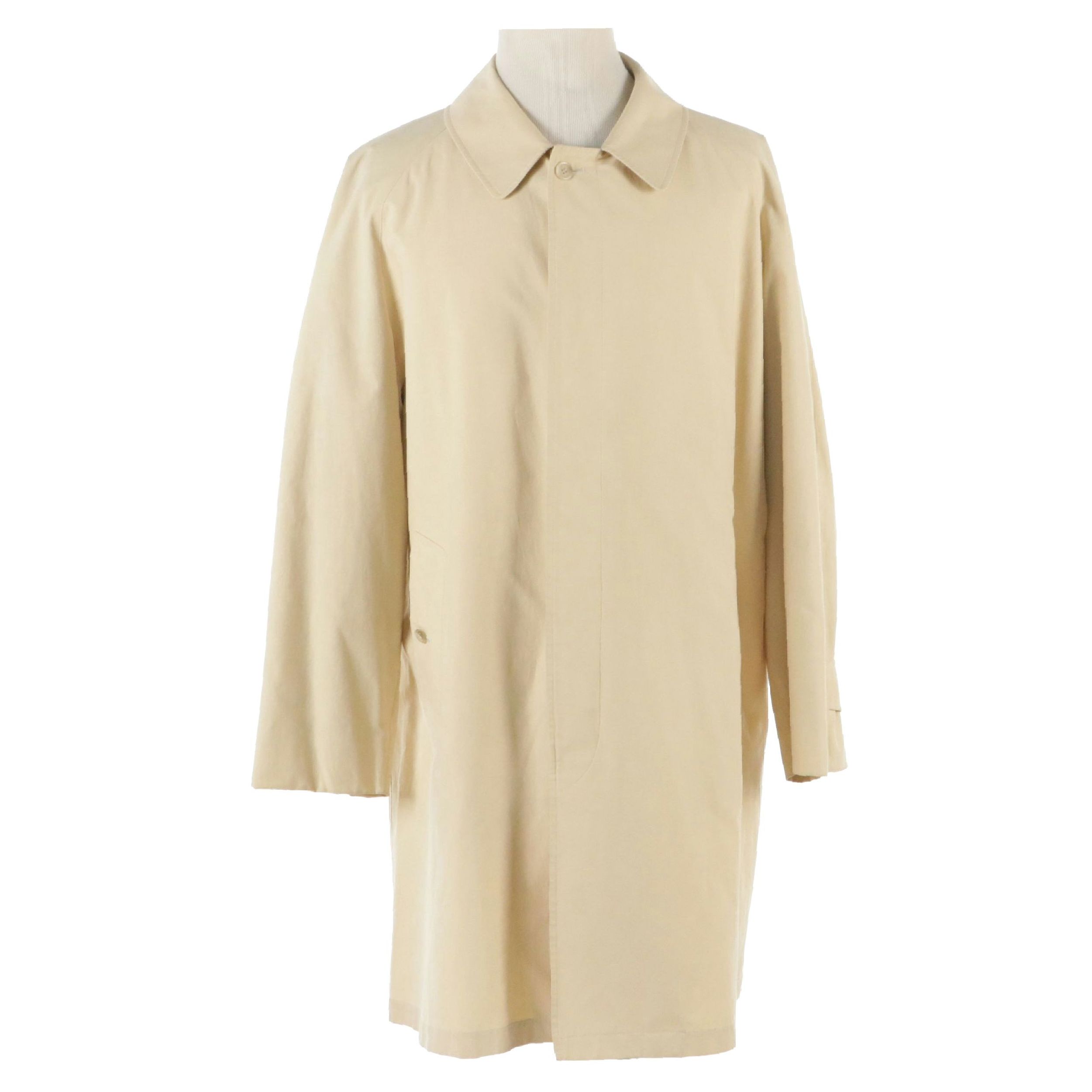 Men's Burberrys Cotton Blend Raincoat