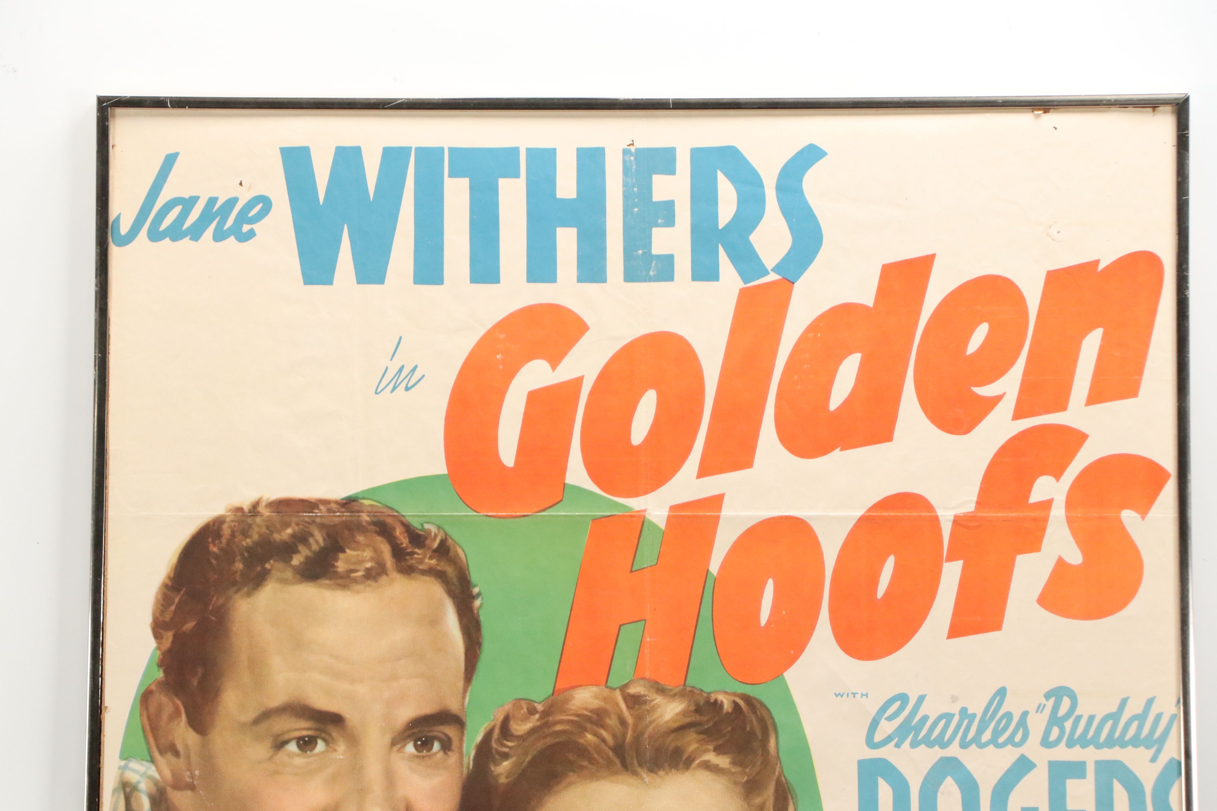 "Golden Hoofs" Film Release Poster, 1941