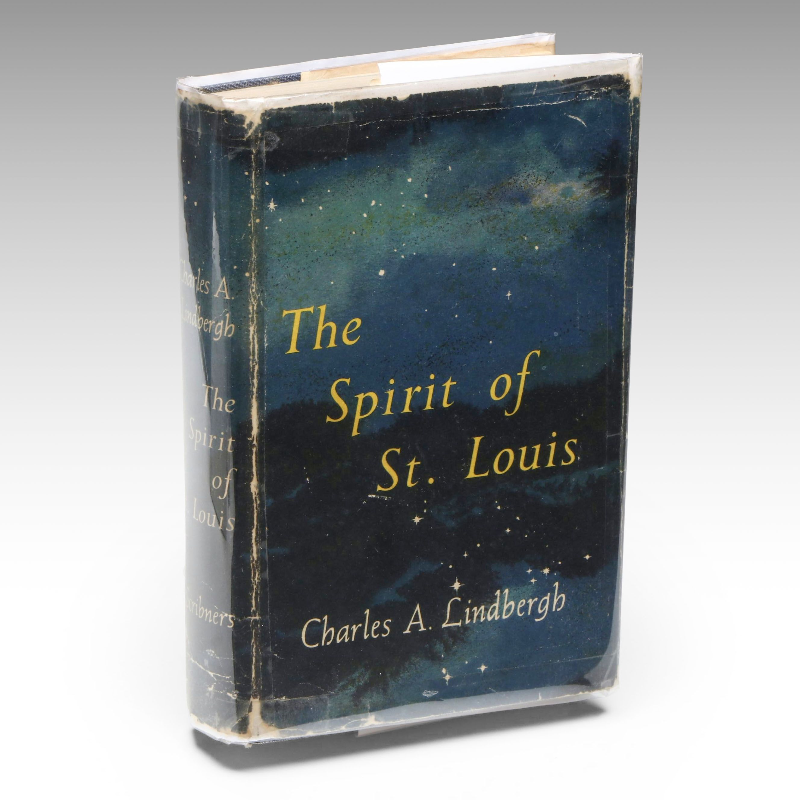 Signed First Printing "The Spirit of St. Louis" by Charles A. Lindbergh, 1953