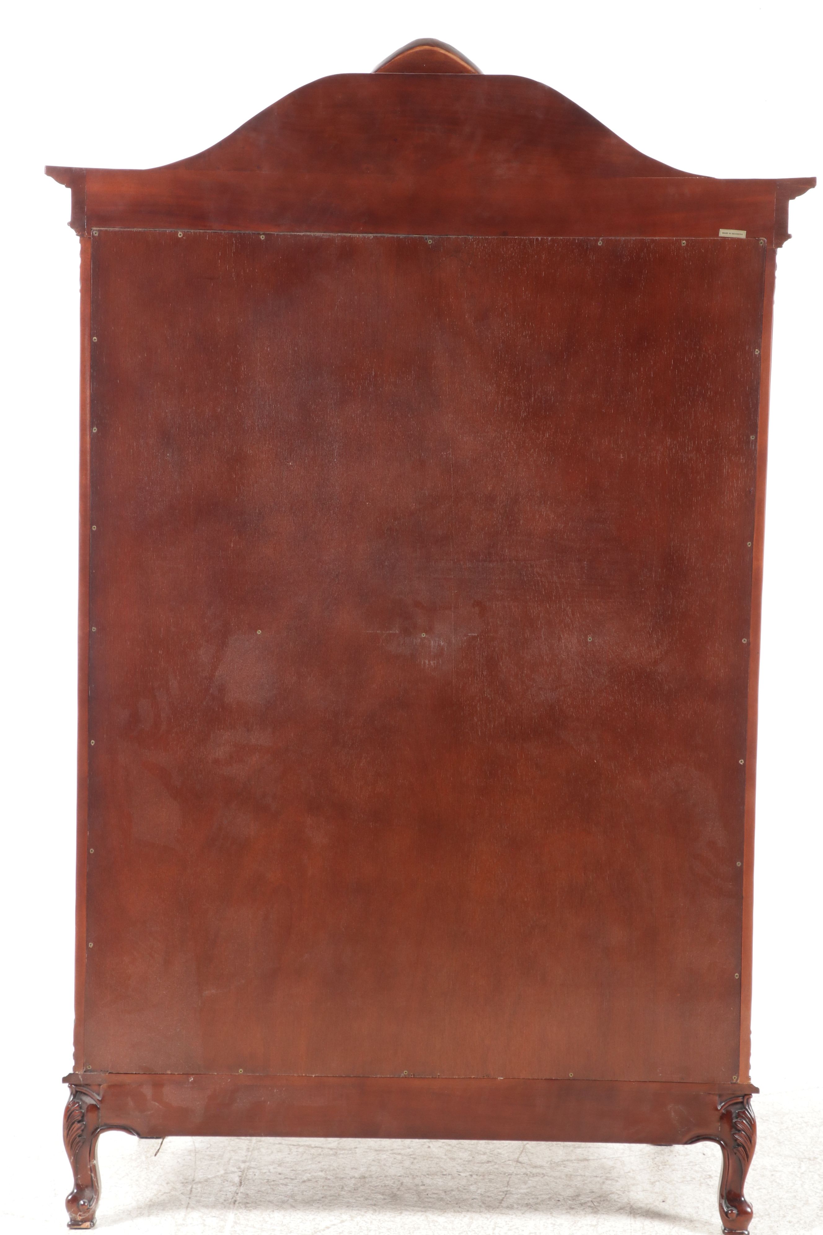 French Provincial Style Cherry Finish Armoire Lyonnaise, Late 20th Century