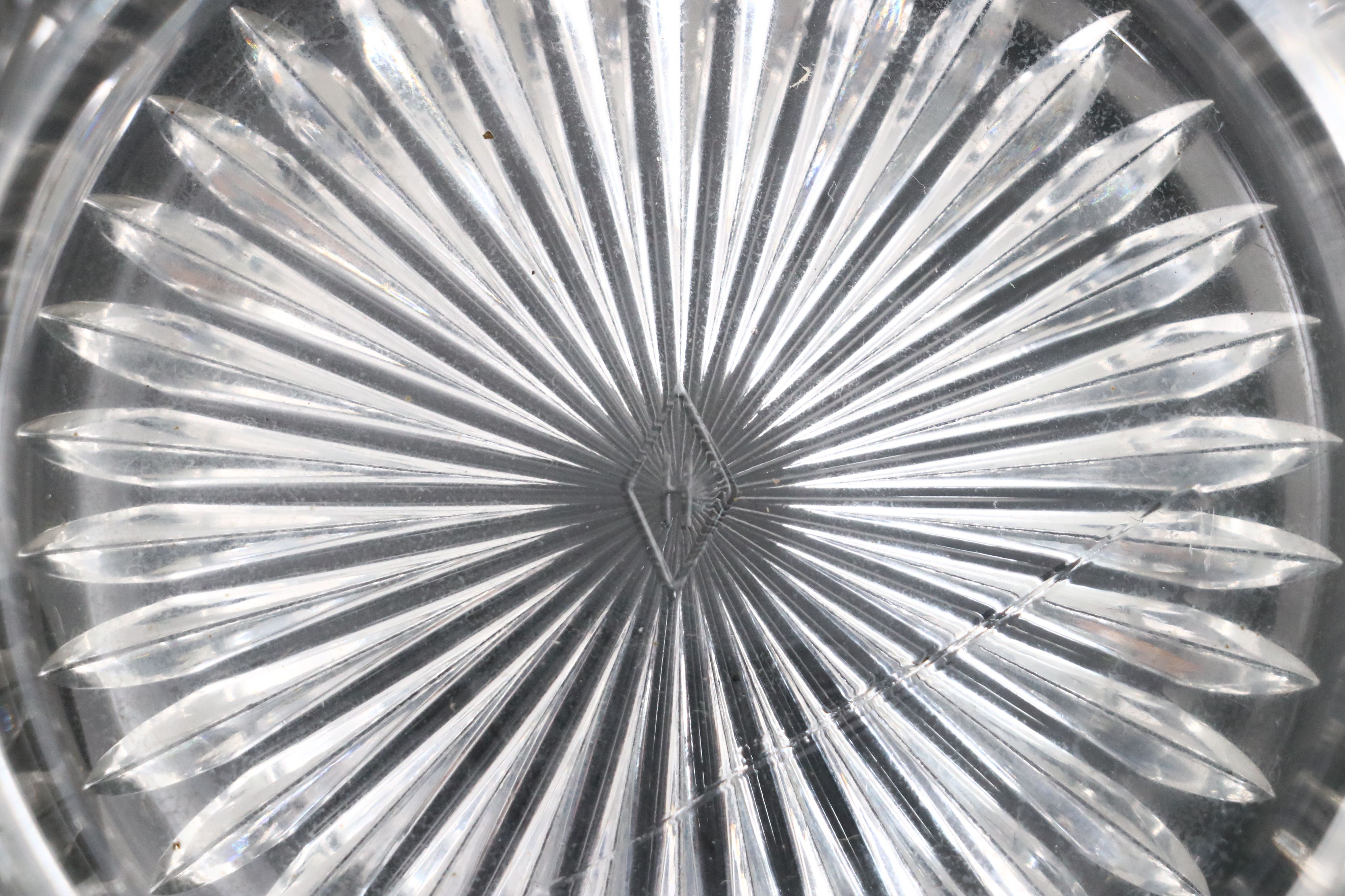 Fostoria "Rearing Horse" Bookend with Heisey Ashtrays and More Glass