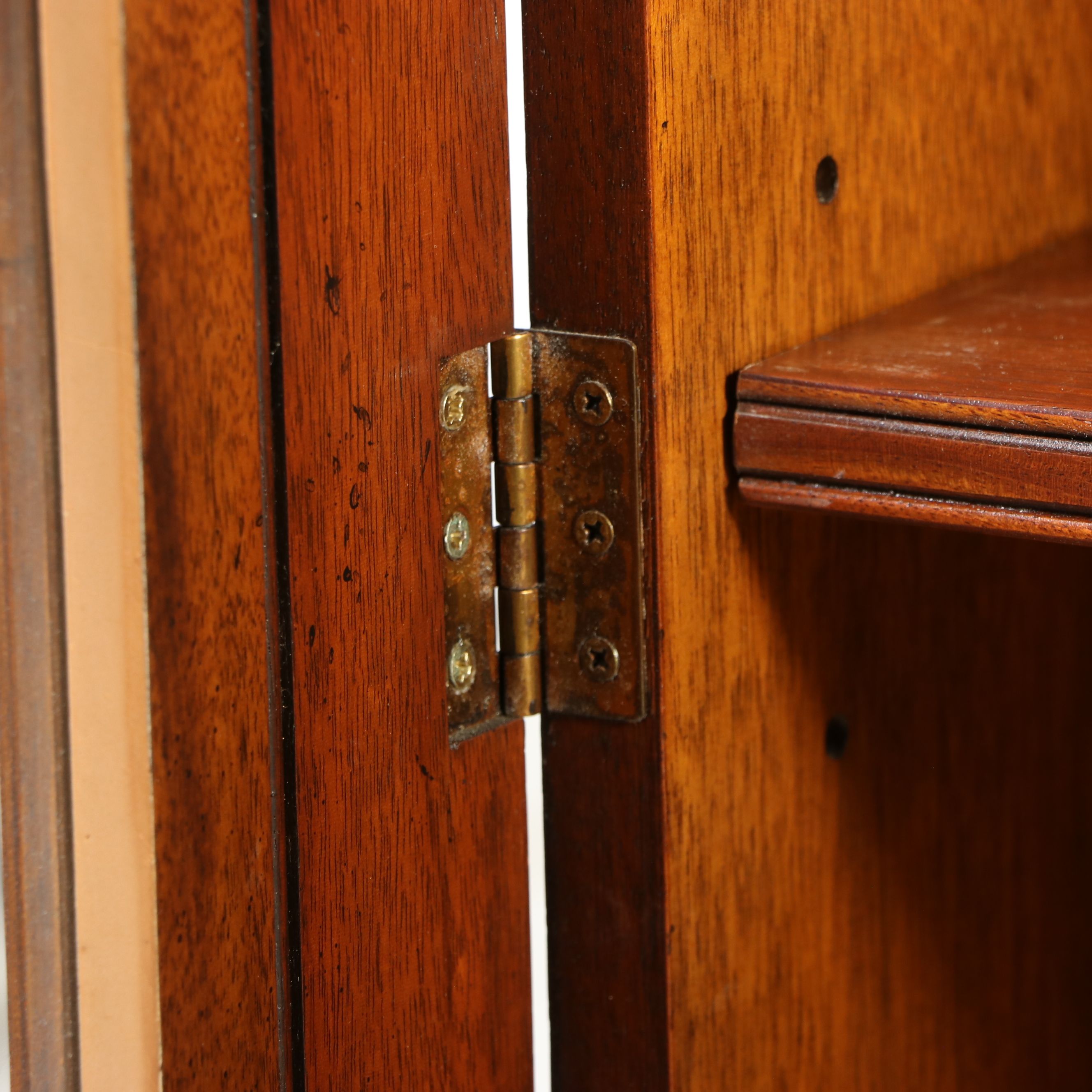 Baker George III Style Glass-Front Bookcase