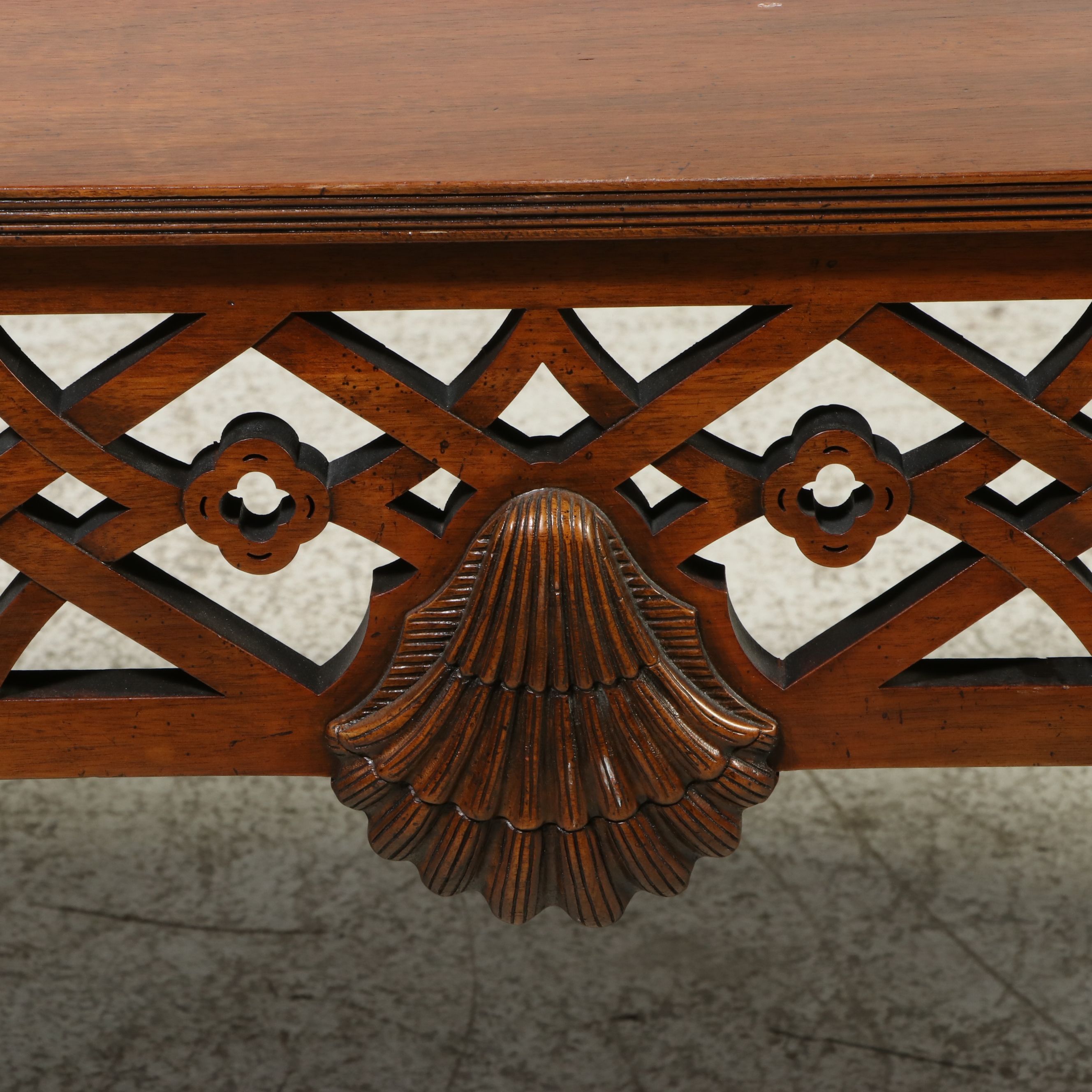 Baker George III Style Glass-Front Bookcase