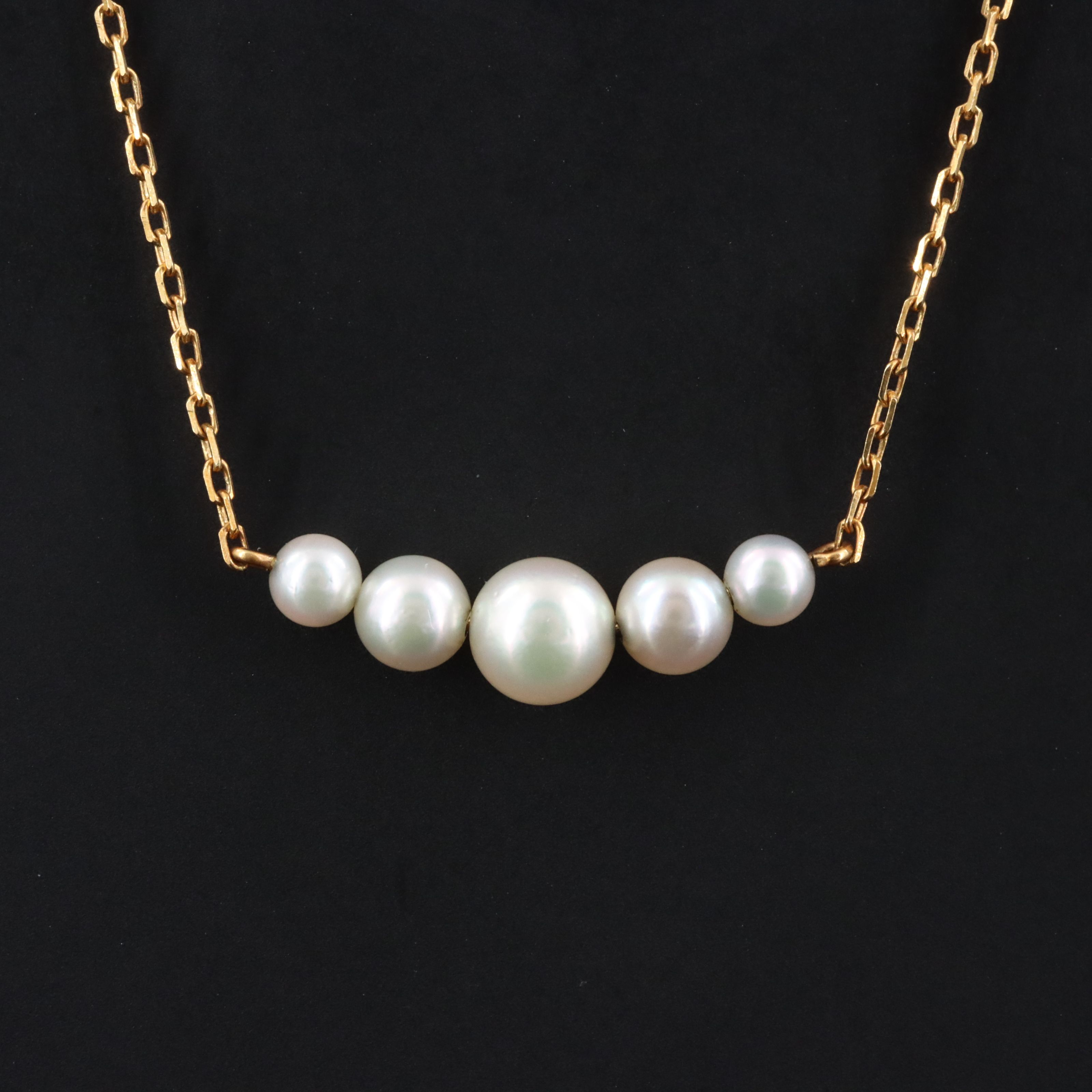 Mikimoto 18K Stationary Pearl Necklace
