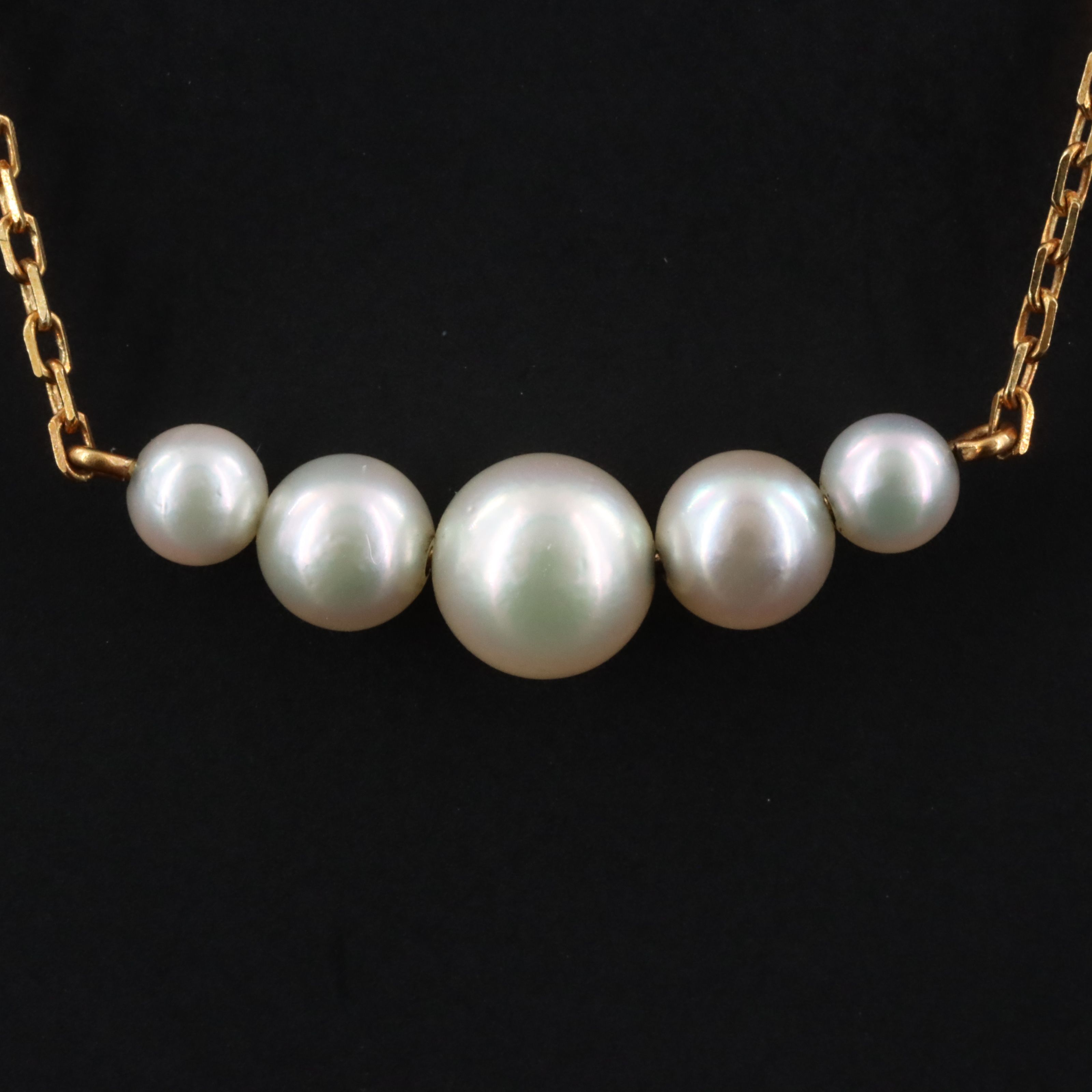 Mikimoto 18K Stationary Pearl Necklace