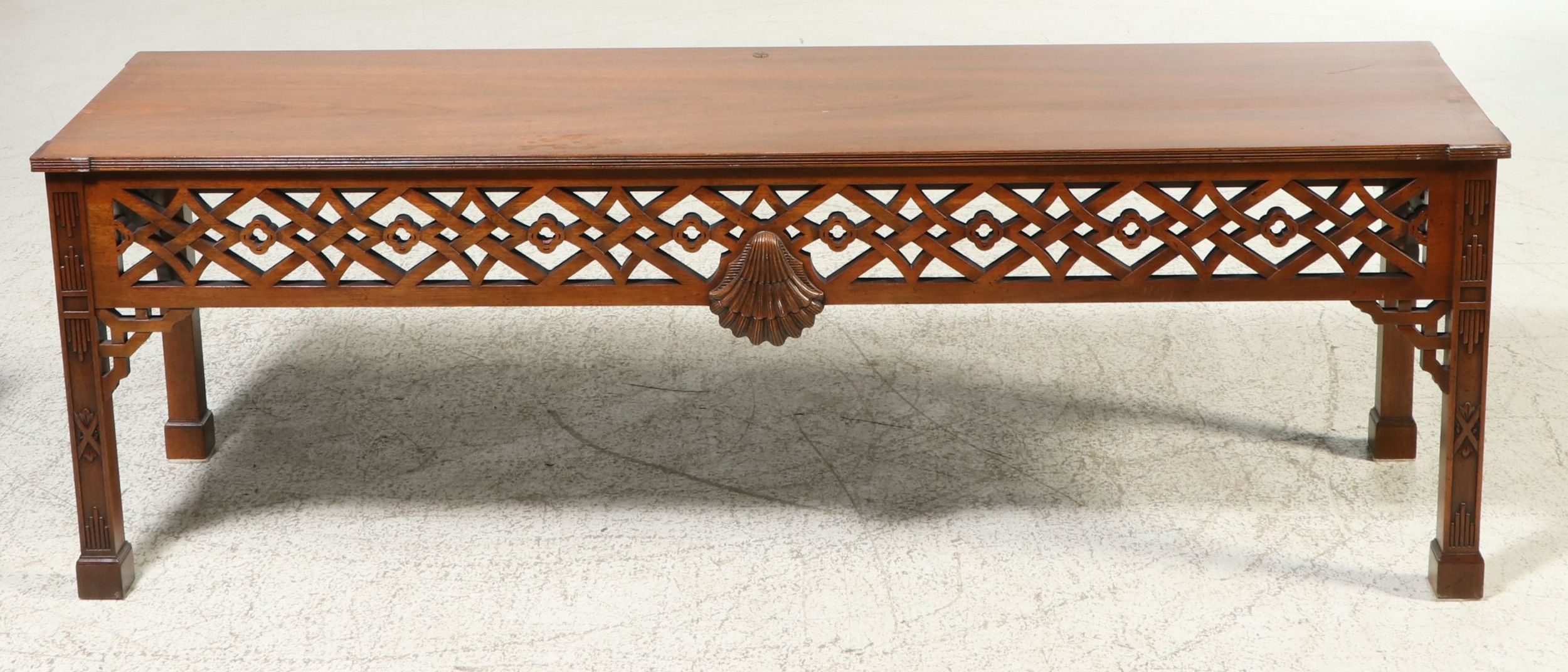 Baker George III Style Glass-Front Bookcase