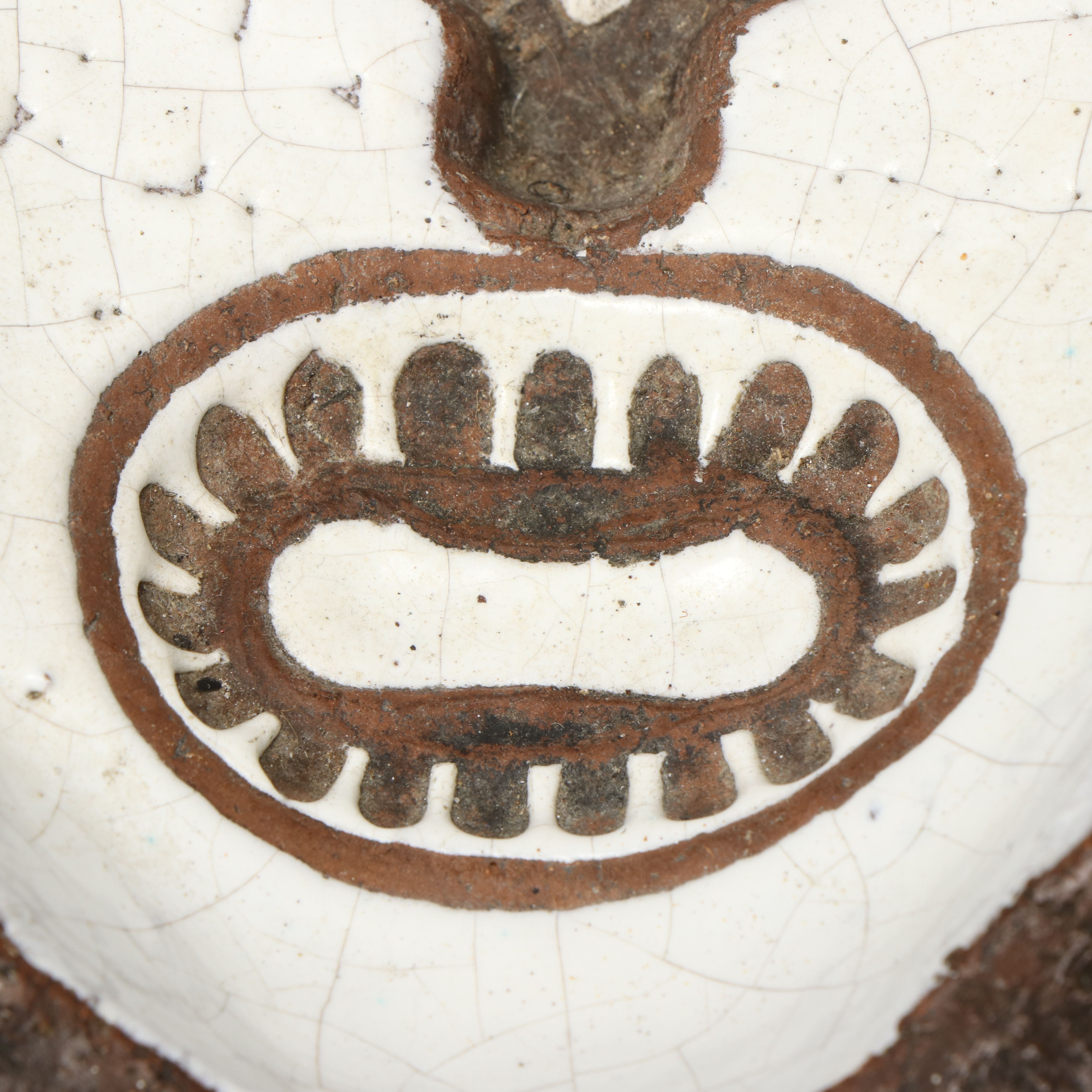 Urbano Zaccagnini Ceramic Tribal Mask Bowl